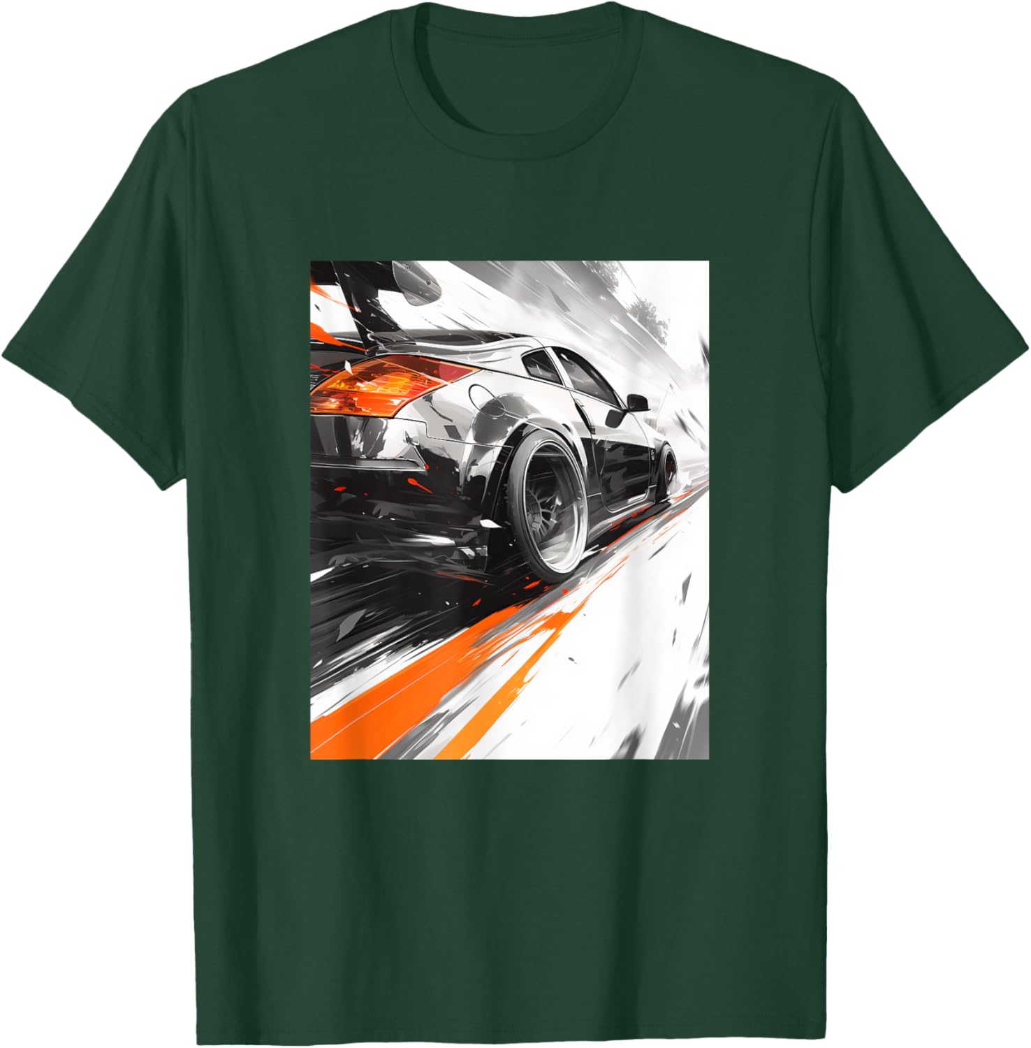 JDM Race 350 Z33 Tuning Drift Import Graphic T-Shirt for Car Enthusiasts - 6