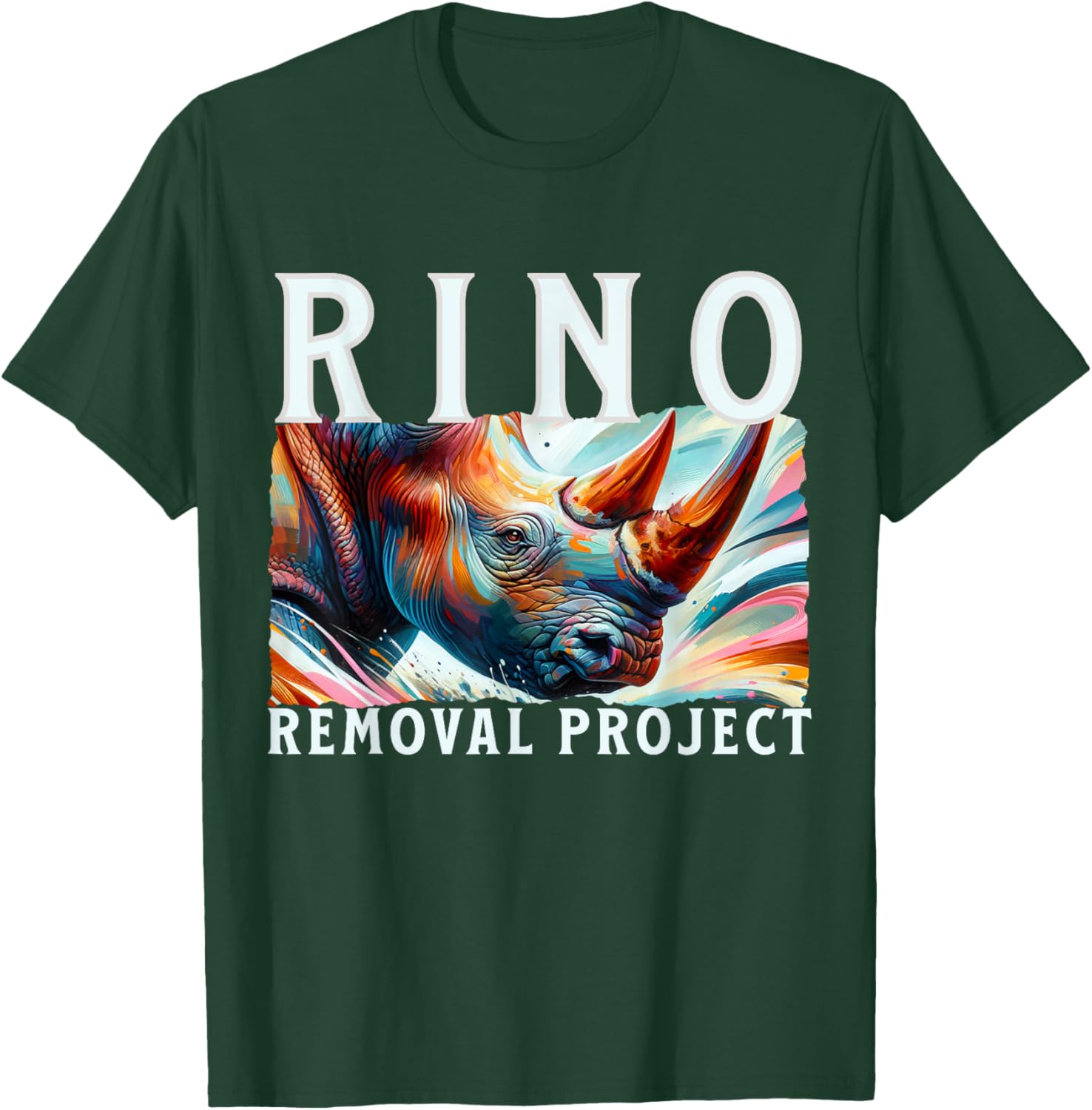 RINO Removal Project Satire T-Shirt for Republican Politics Enthusiasts - 17