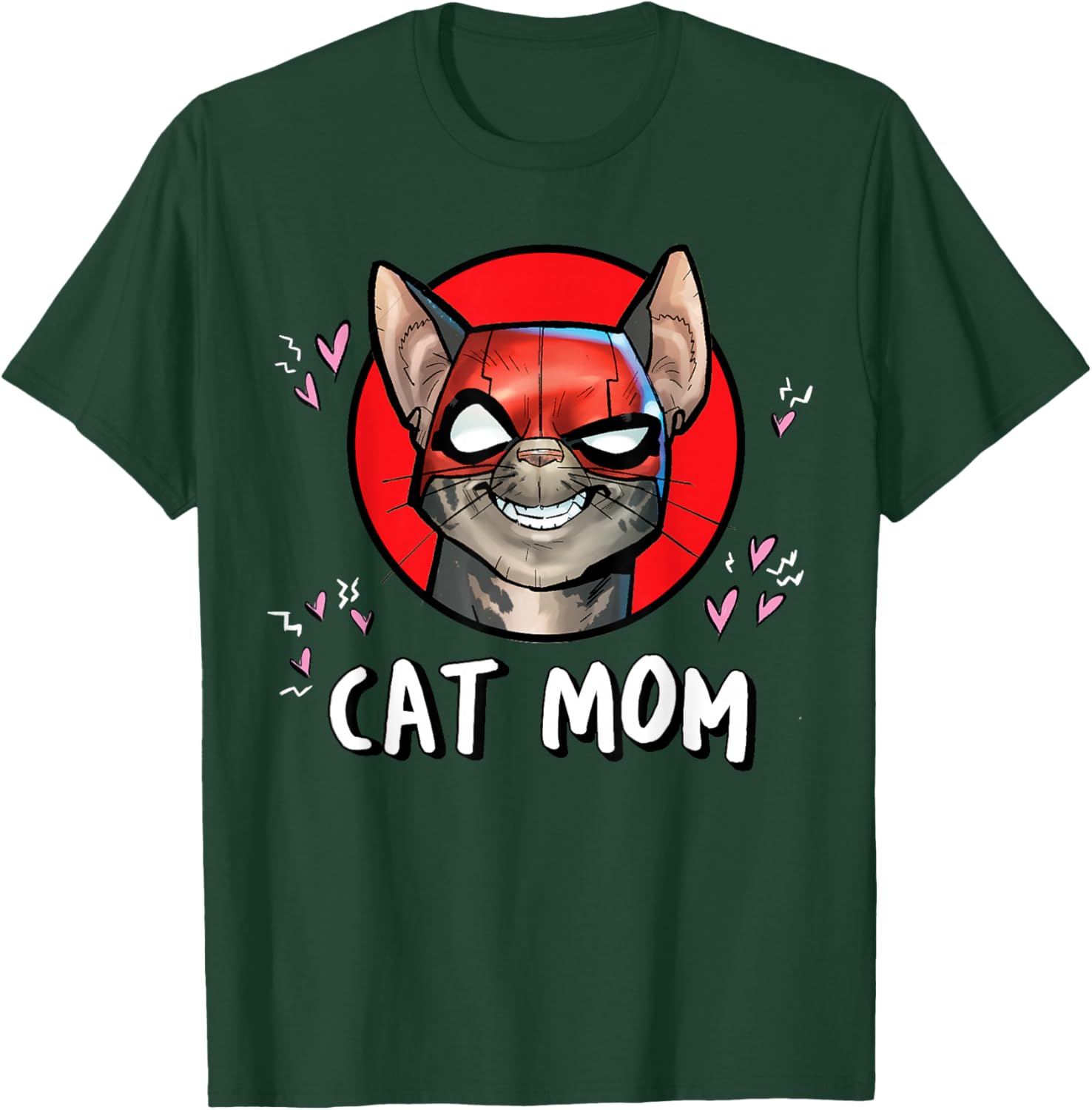 Funny Deadpool Catpool T-Shirt for Cat Moms - Marvel Super Heroes Pet Apparel - 28