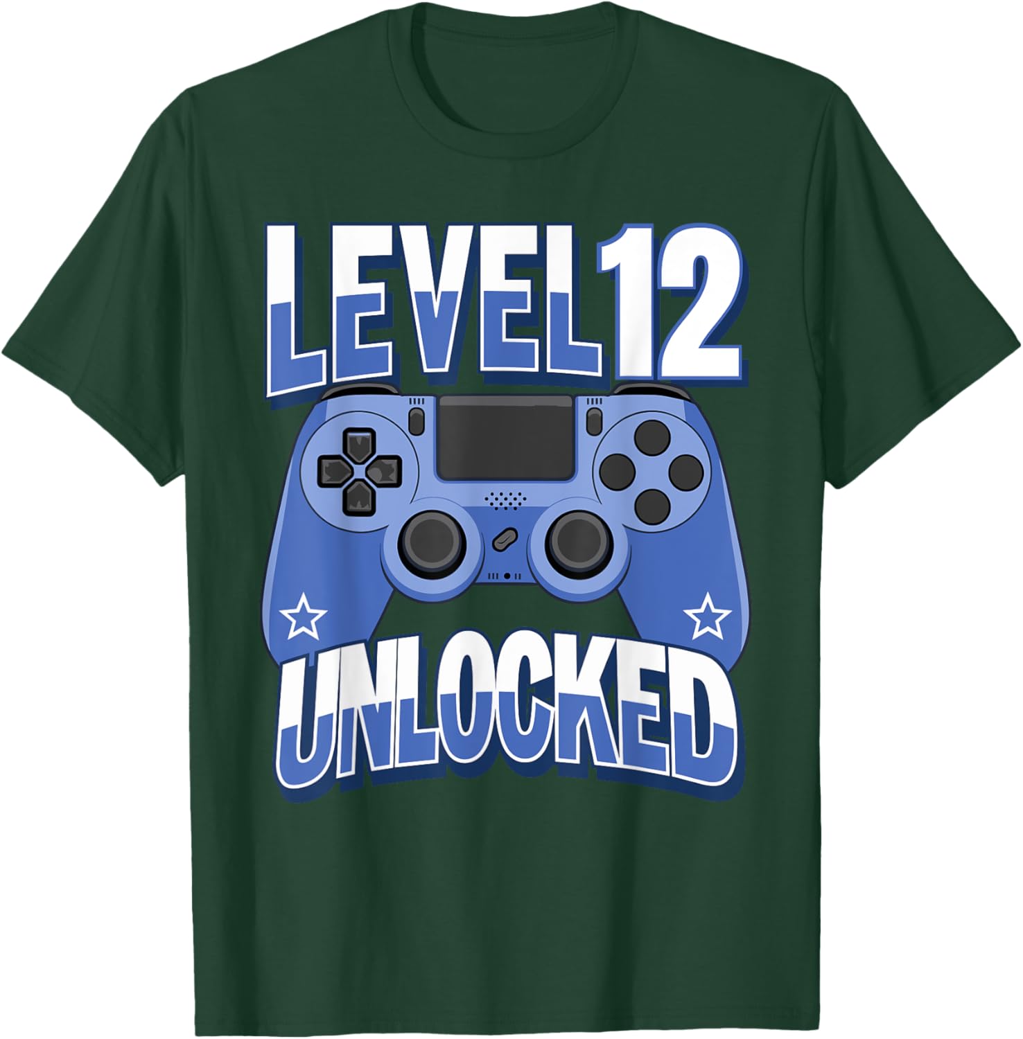 Level 12 Unlocked Funny Video Gamer Tee for 12th Birthday Celebration - 10