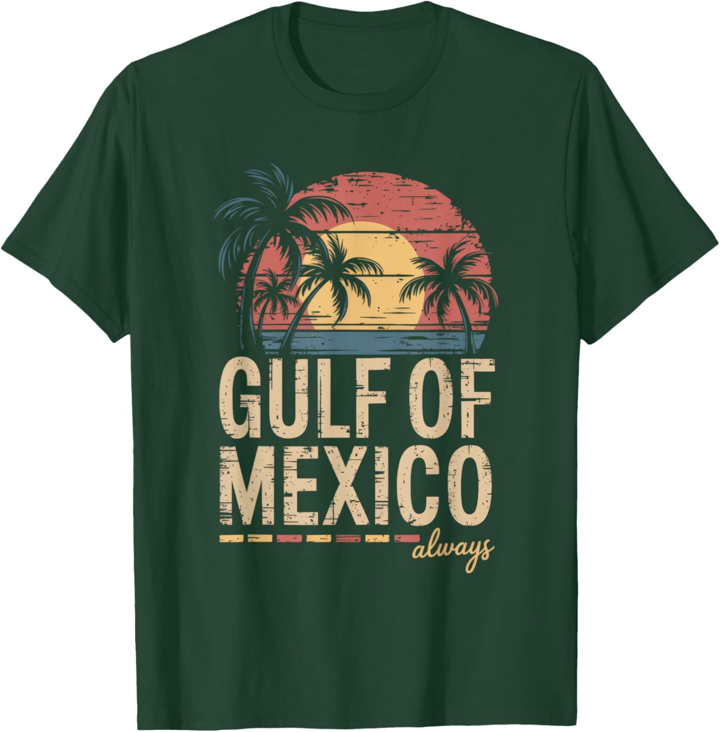 Retro Gulf of Mexico T-Shirt Vintage Style for Beach Lovers and Travelers - 6