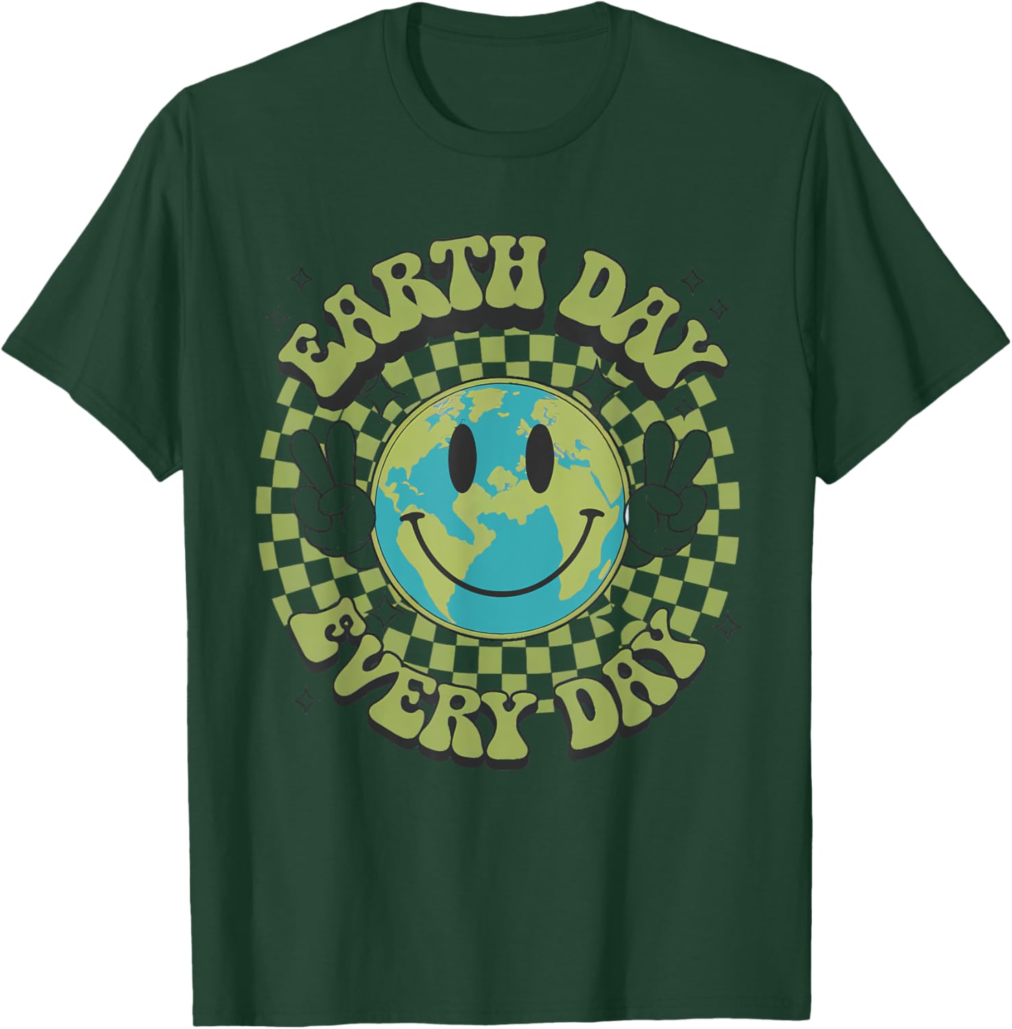 Funny Earth Day Everyday Hippie Planet T-Shirt for Men and Women - 23