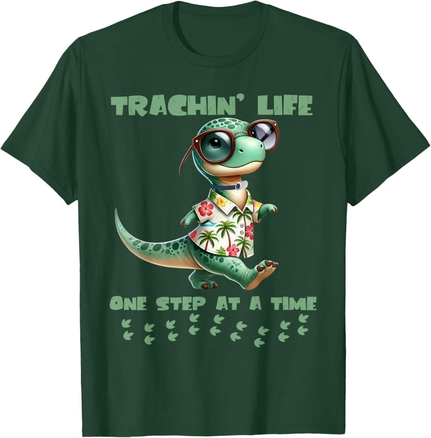 Trachin Life One Step at a Time Tracheostomy Awareness T-Shirt - 6