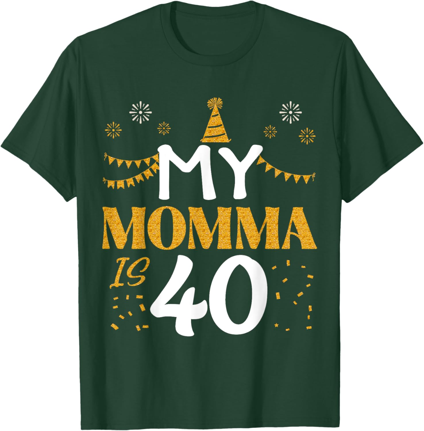 My Momma Is 40 T-Shirt 40th Birthday Gift for 1985 Moms - 5