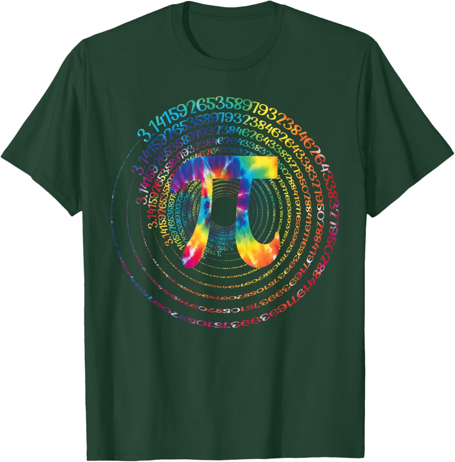 Funny Pi Day Tie Dye T-Shirt - Celebrate Math with 3.14 Style! - 1