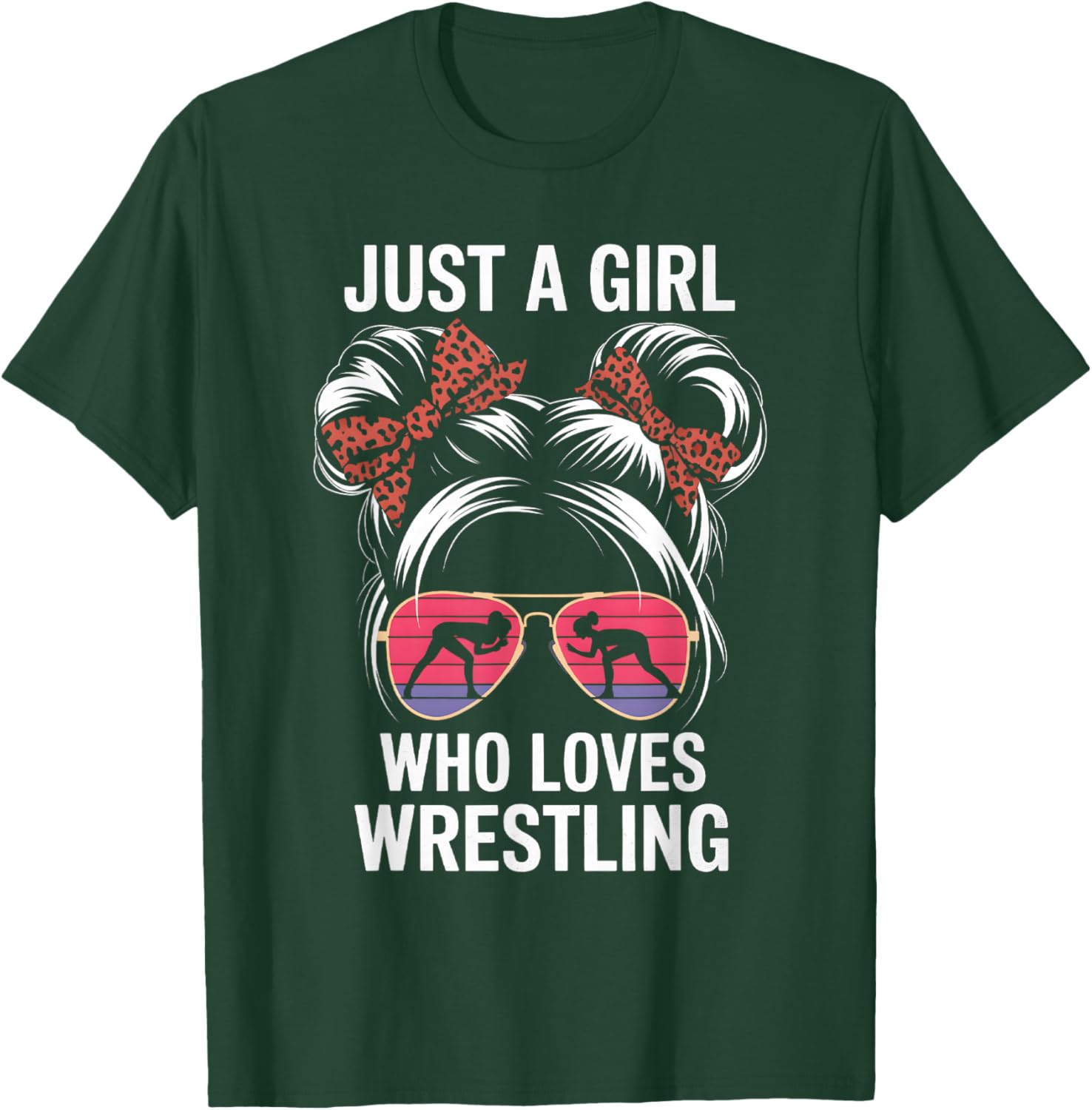 Just a Girl Who Loves Wrestling T-Shirt for Girls - Perfect Gift for Fans - 13