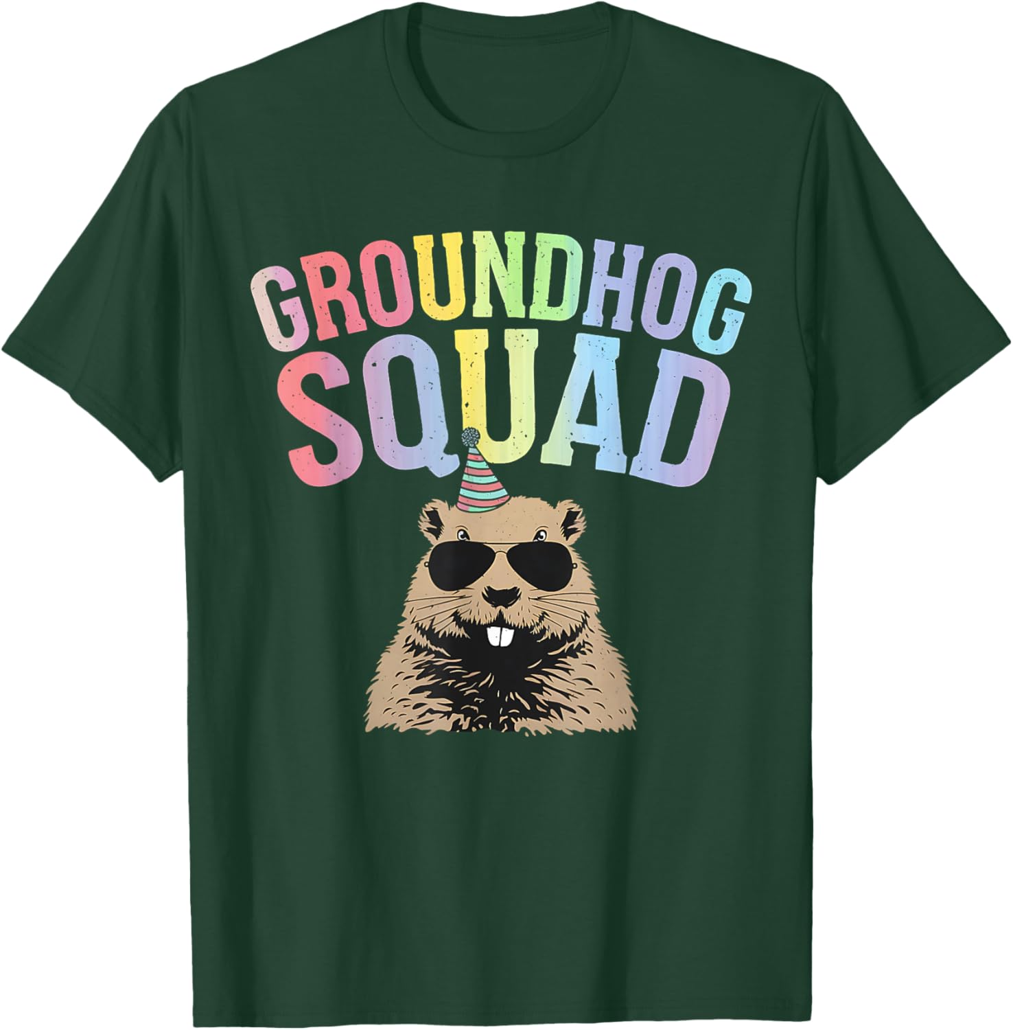 Funny Groundhog Squad T-Shirt for Happy Groundhog Day Family Fun - 13