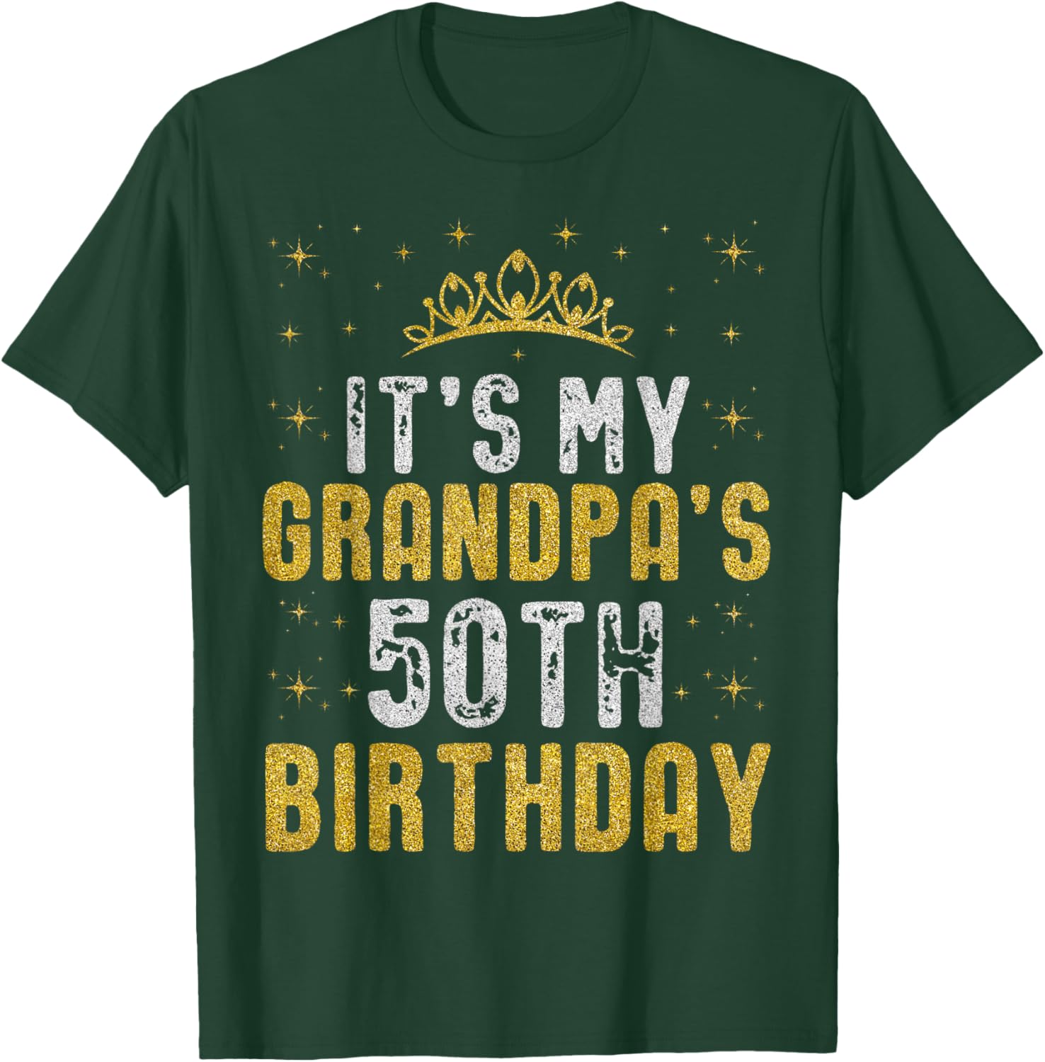 Happy Grandpa's 50th Birthday T-Shirt Retro Style 1975 Gift Idea - 13