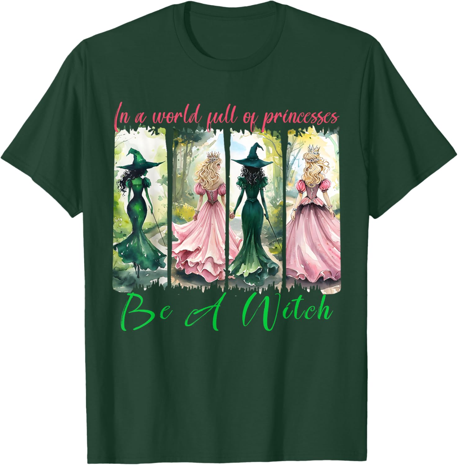 Be a Witch Not a Princess Halloween T-Shirt for Women Stylish Outfit - 17