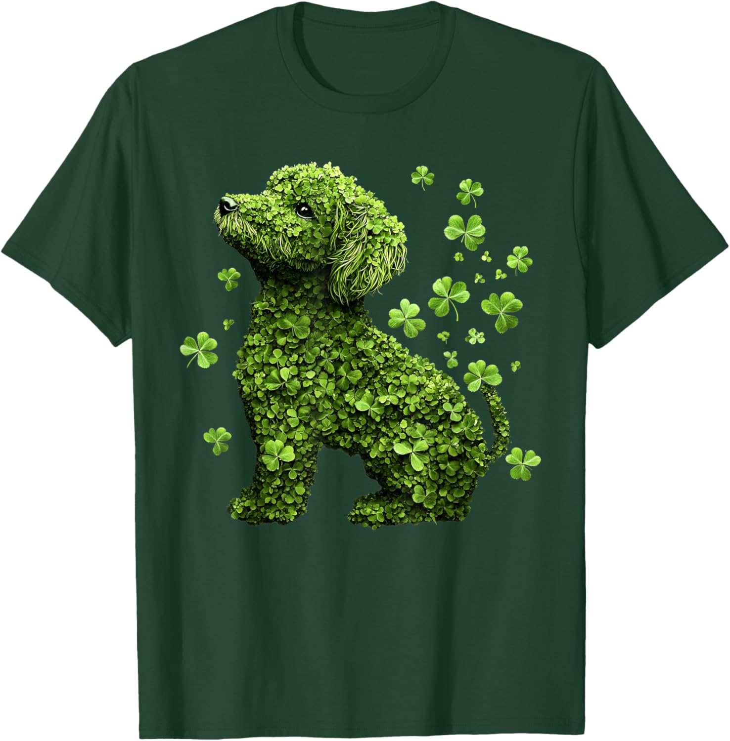 Shamrock Poodle T-Shirt for St. Patrick's Day Fun for All Ages - 16