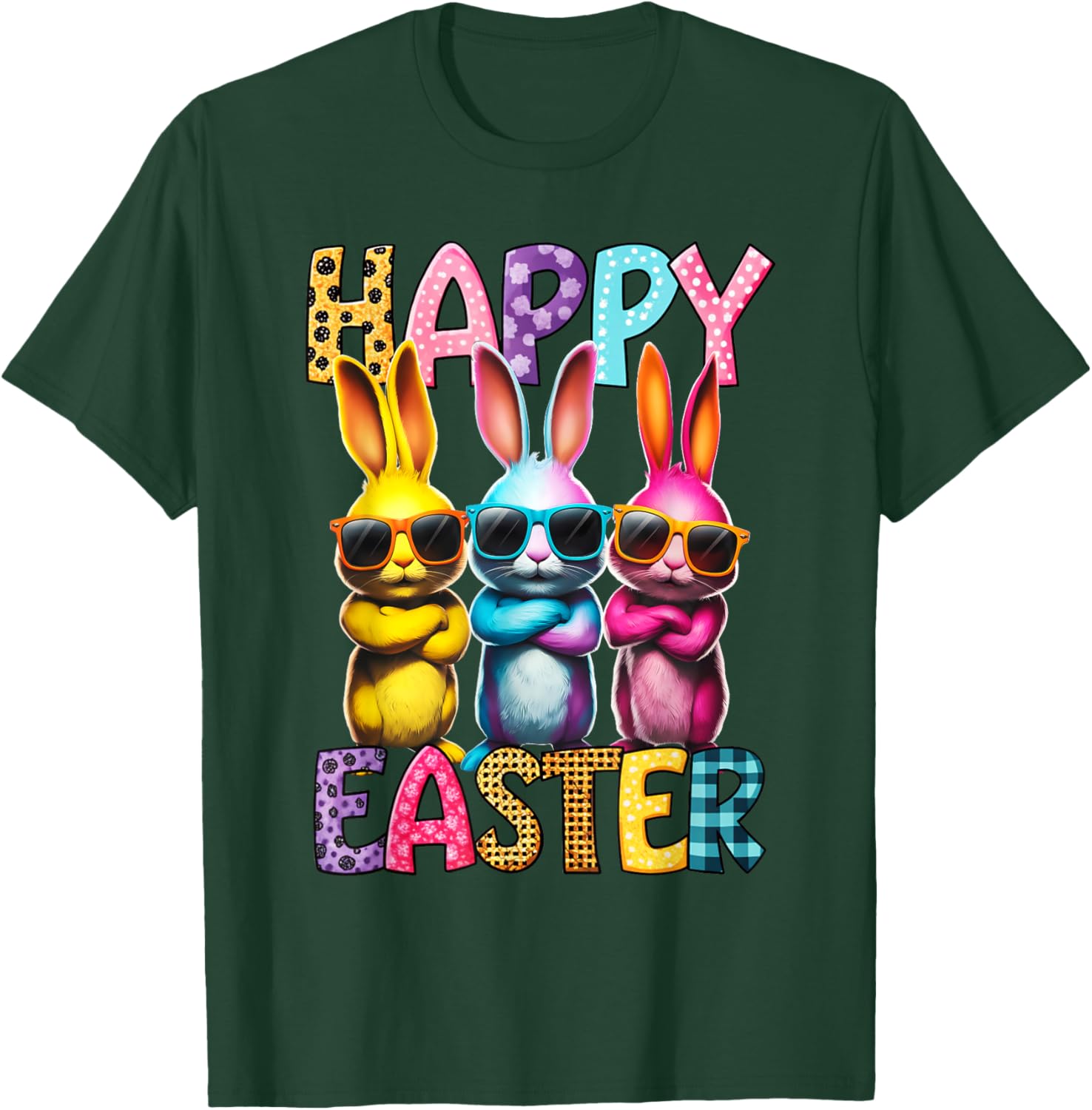 Funny Easter Bunny T-Shirt for Kids and Adults - Happy Easter Tees - 19