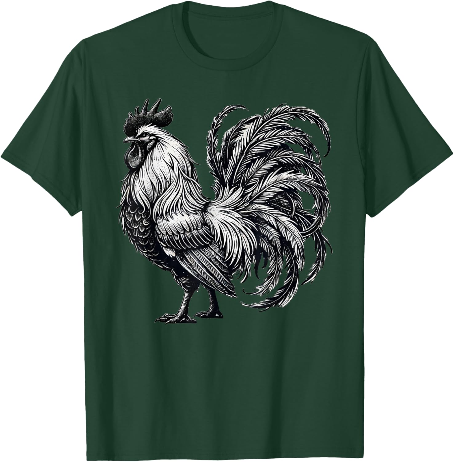 Rooster Chicken Art T-Shirt for Unique Style Lovers - 8