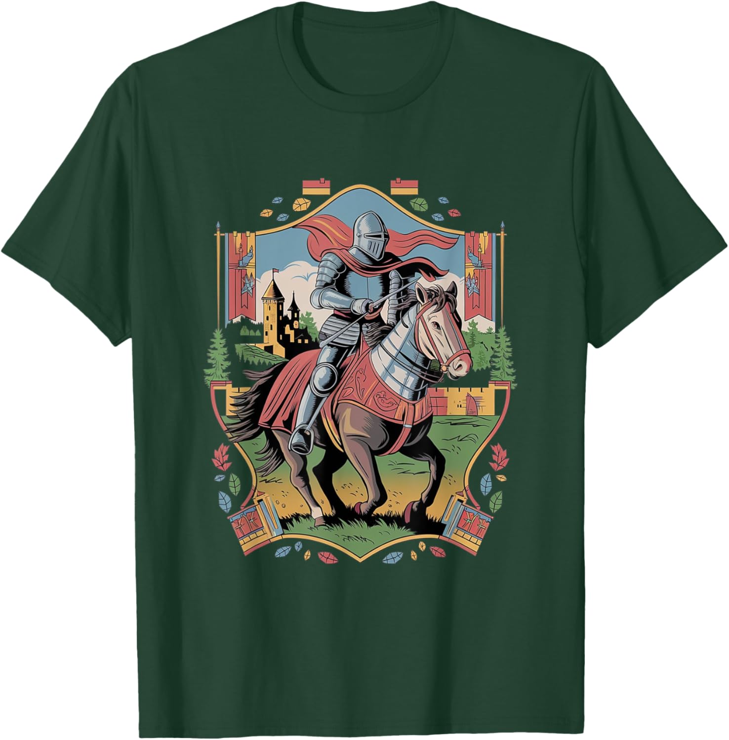 Medieval Jousting Knight T-Shirt for Renaissance Festival Fans - 12
