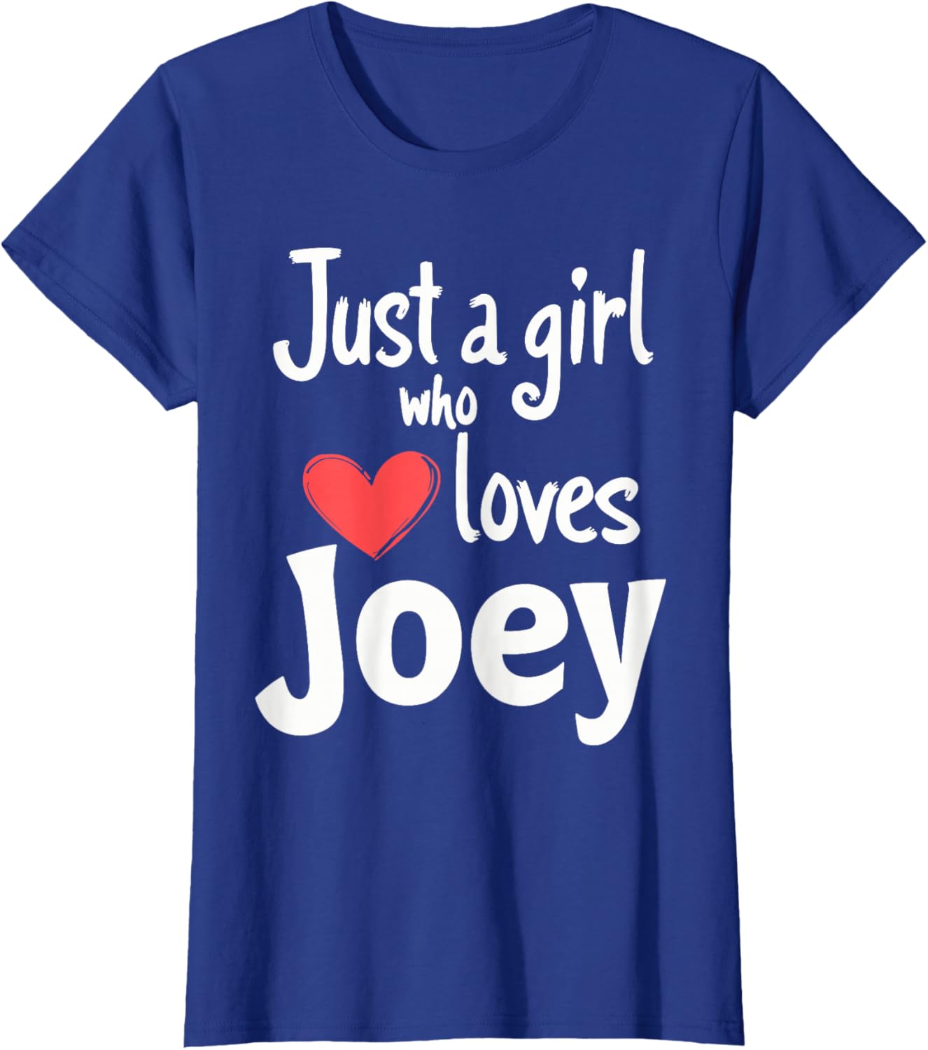 Just A Girl Who Loves Joey T-Shirt Cute and Stylish Apparel for Fans - 3