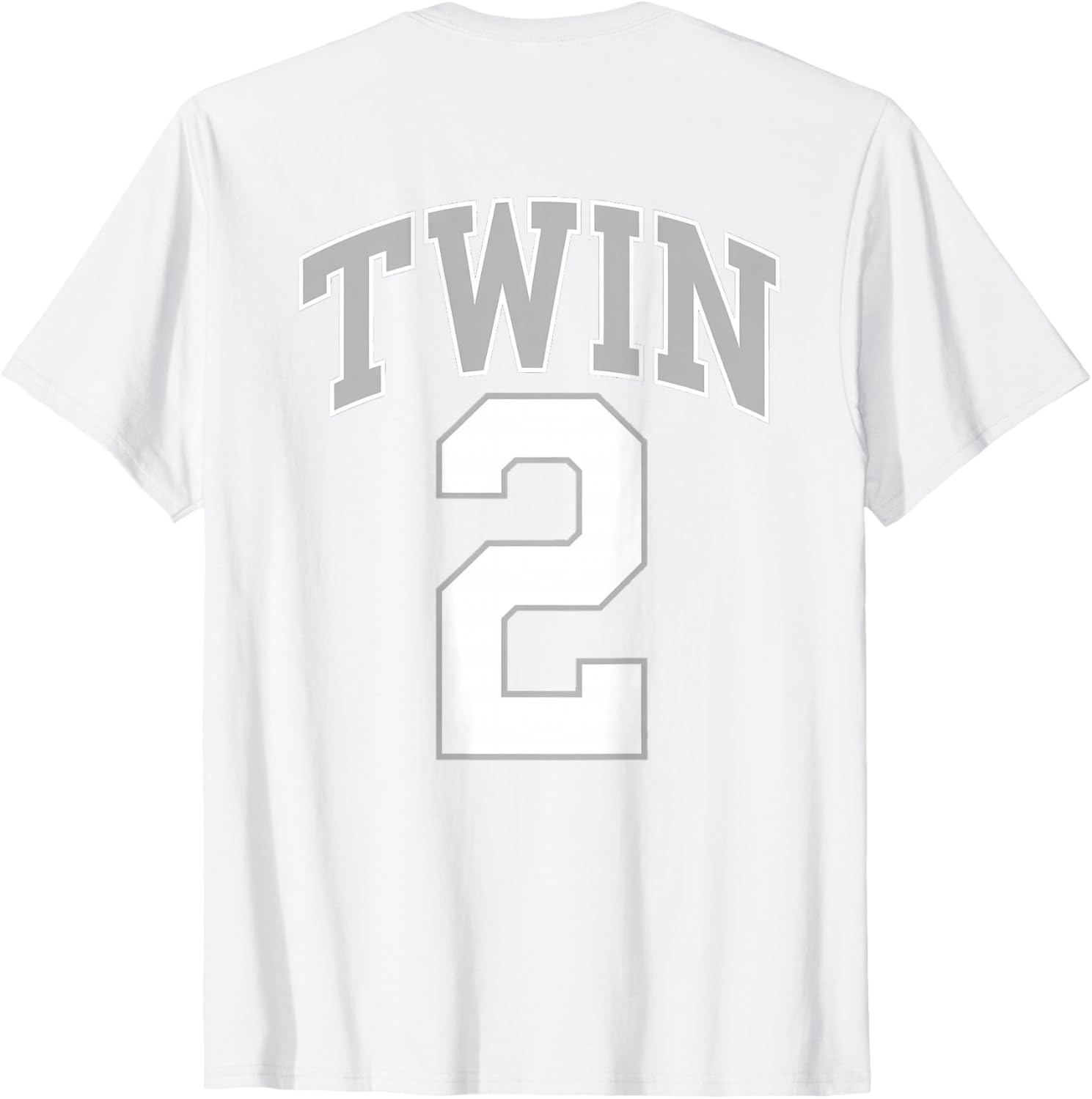Matching Funny TWIN 1 and TWIN 2 Adult and Kids Jerseys T-Shirt Set - 1