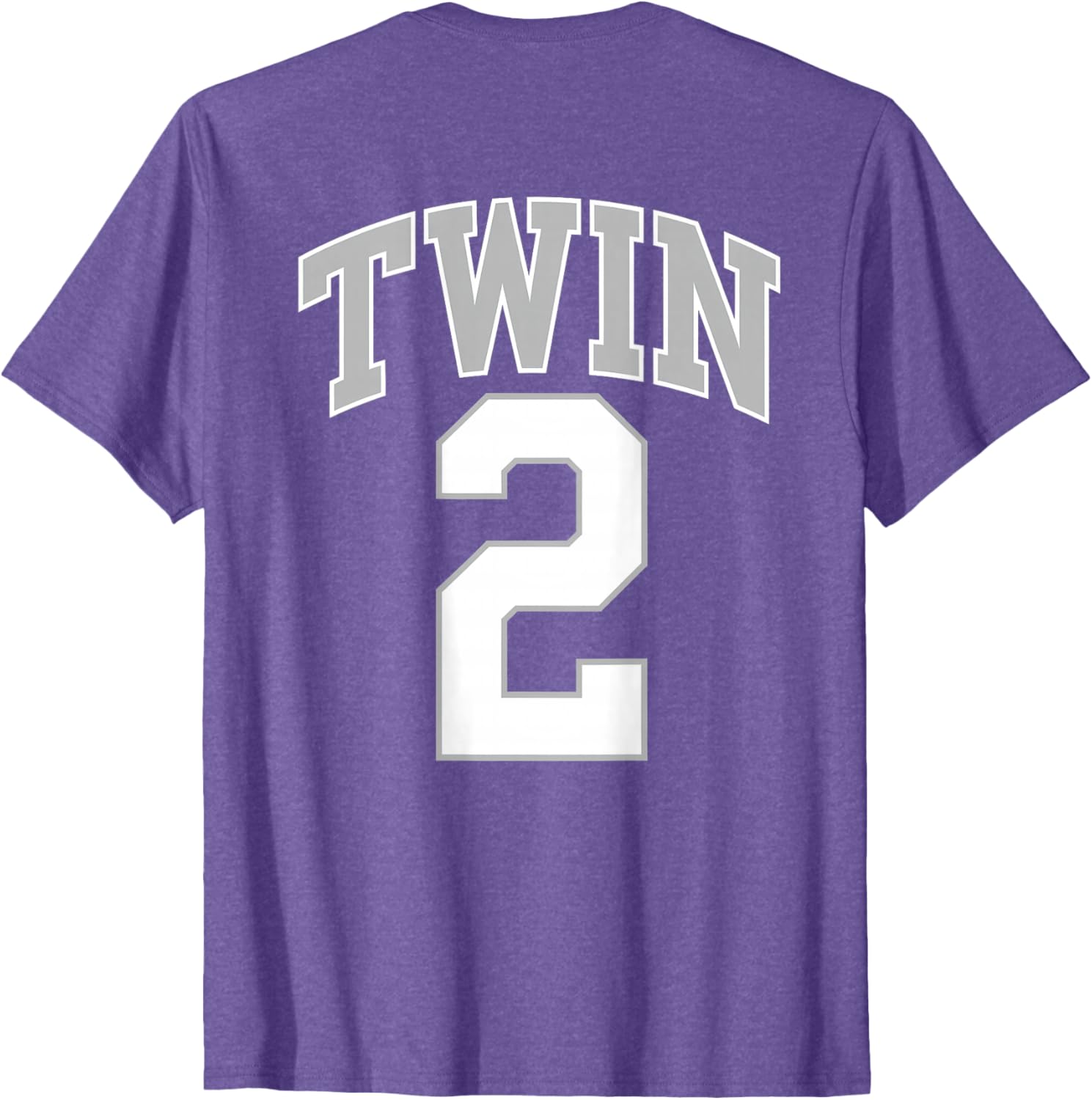 Matching Funny TWIN 1 and TWIN 2 Adult and Kids Jerseys T-Shirt Set - 4