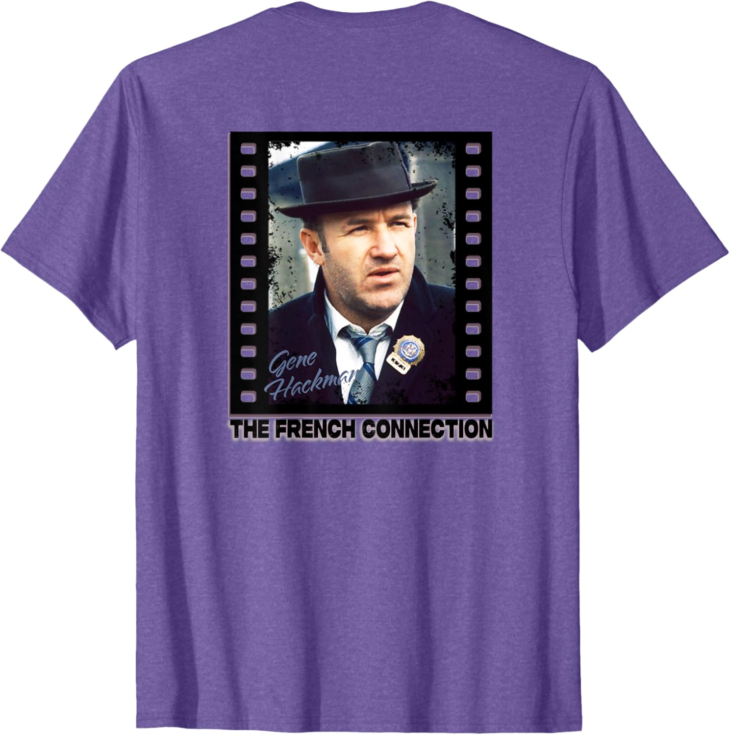 Gene Hackman Back Printed T-Shirt for Cool Casual Style and Comfort - 27