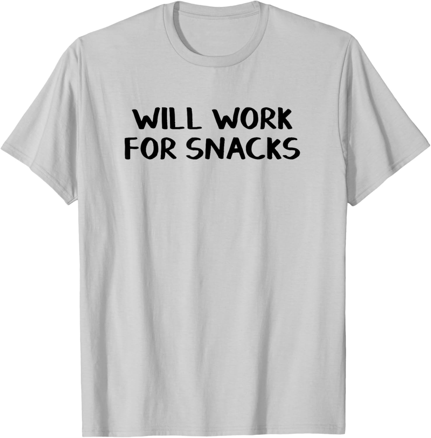 Will Work For Snacks T-Shirt Fun Graphic Tee for Food Lovers - 12