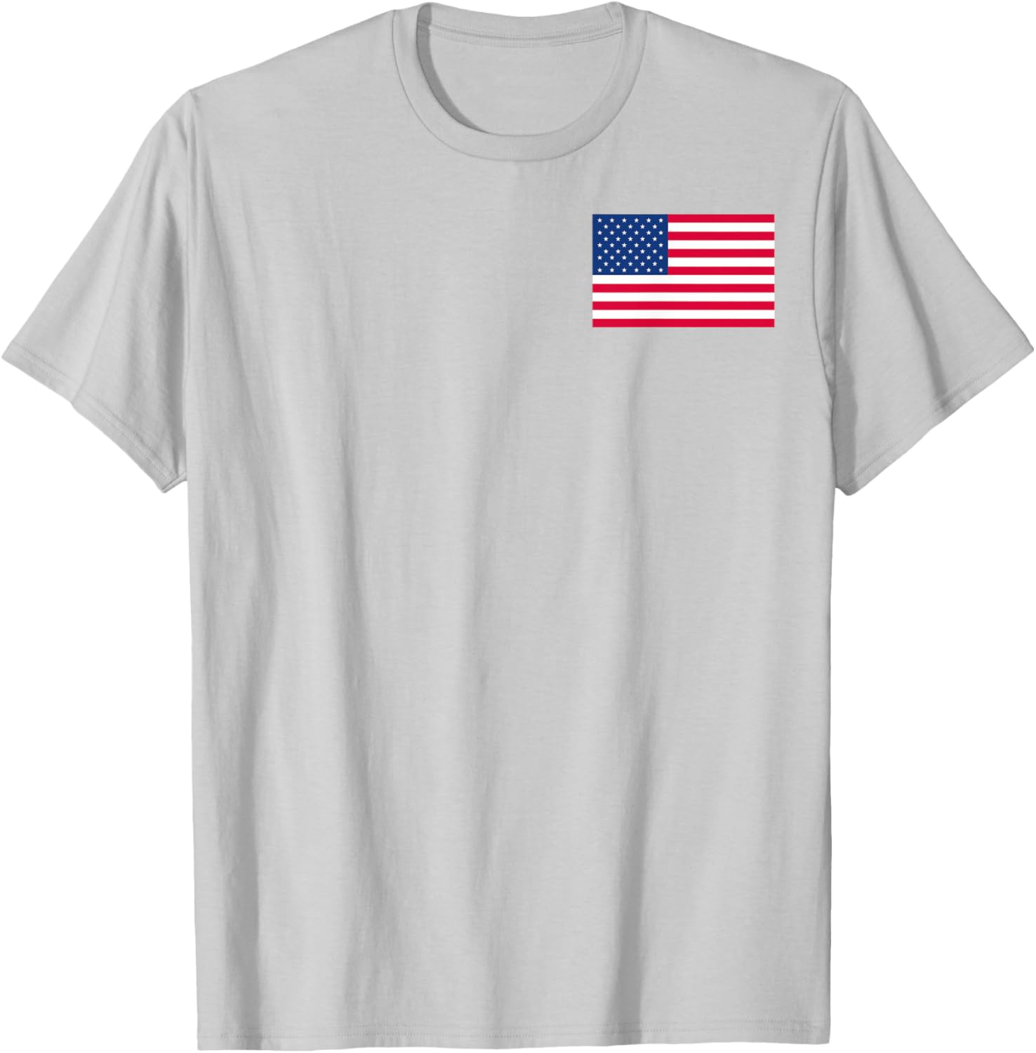 Patriotic American Flag Small Print T-Shirt for Casual Style Lovers - 13