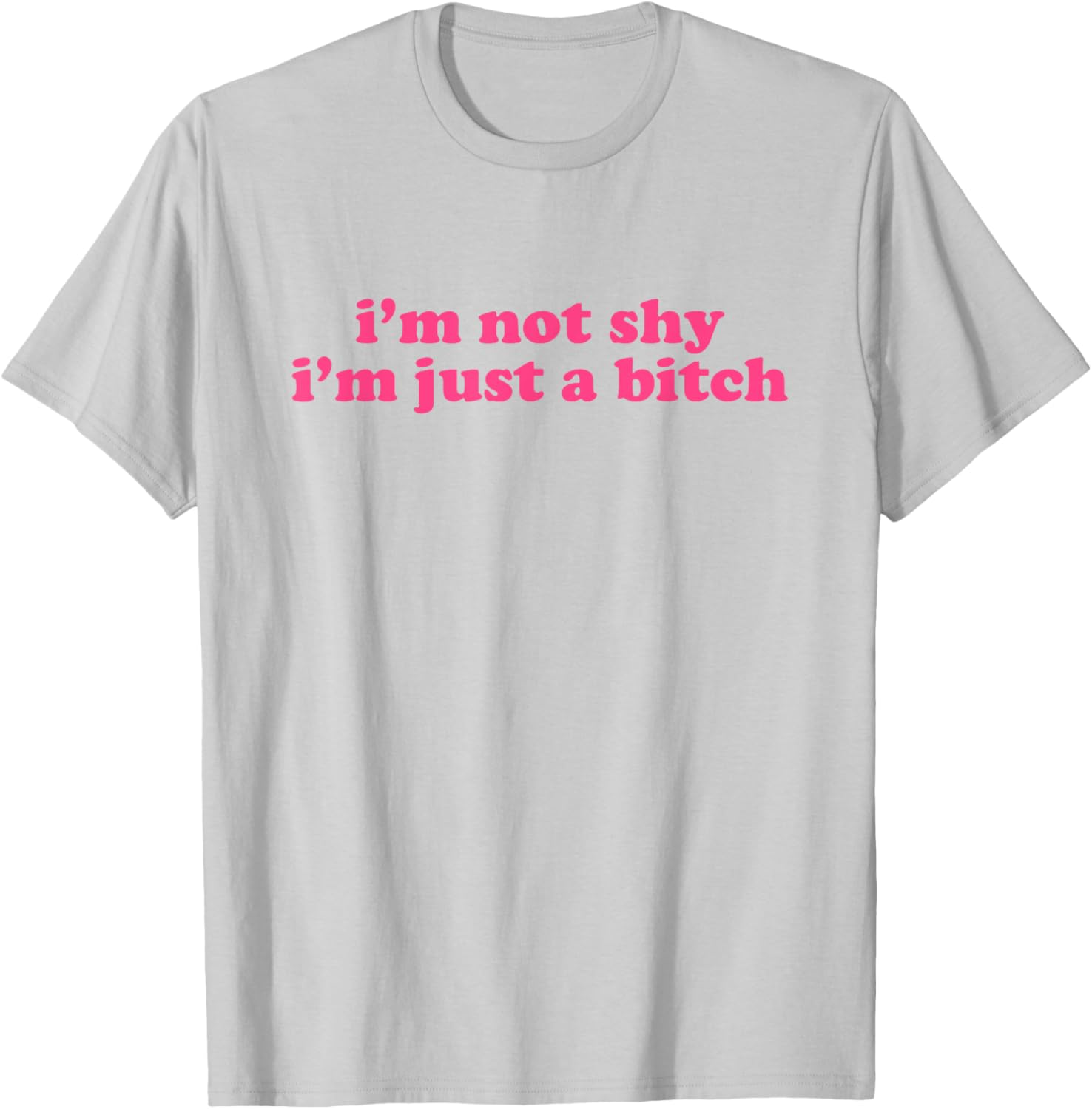 Y2K Aesthetic I'm Not Shy I'm Just a Bitch T-Shirt for Trendy Style - 12