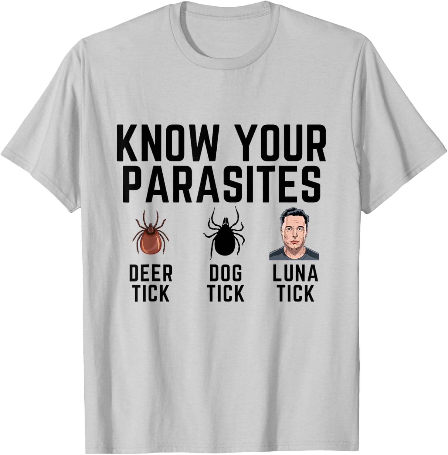 Know Your Parasites Anti Lunatic Doge T-Shirt for Fun Pet Lovers - 2