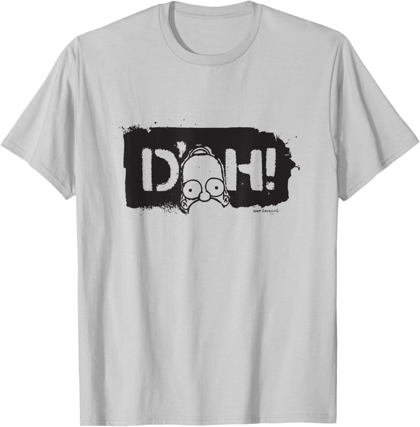 The Simpsons Homer D'Oh Distressed Graffiti Logo T-Shirt for Fans - 3