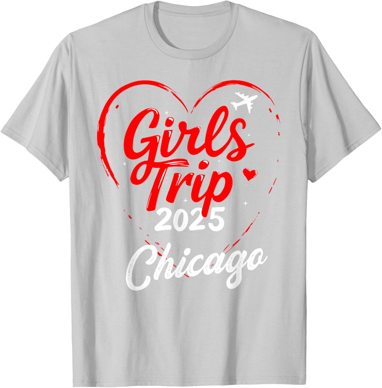 Girls Trip Chicago 2025 Birthday Squad T-Shirt for Fun Weekend Getaways - 5