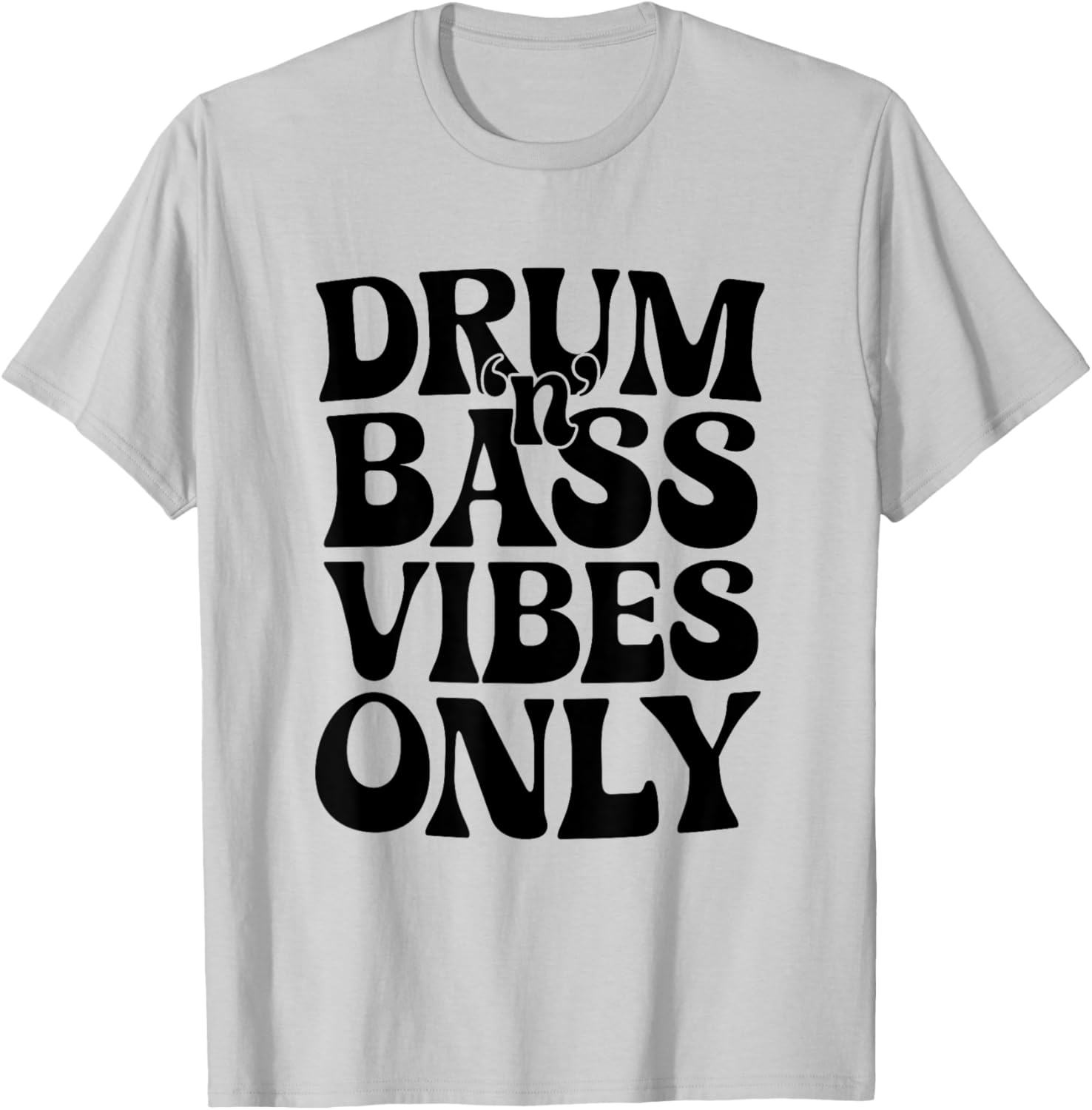 Drum N Bass Vibes Only Groovy EDM Rave T-Shirt for Music Lovers - 2