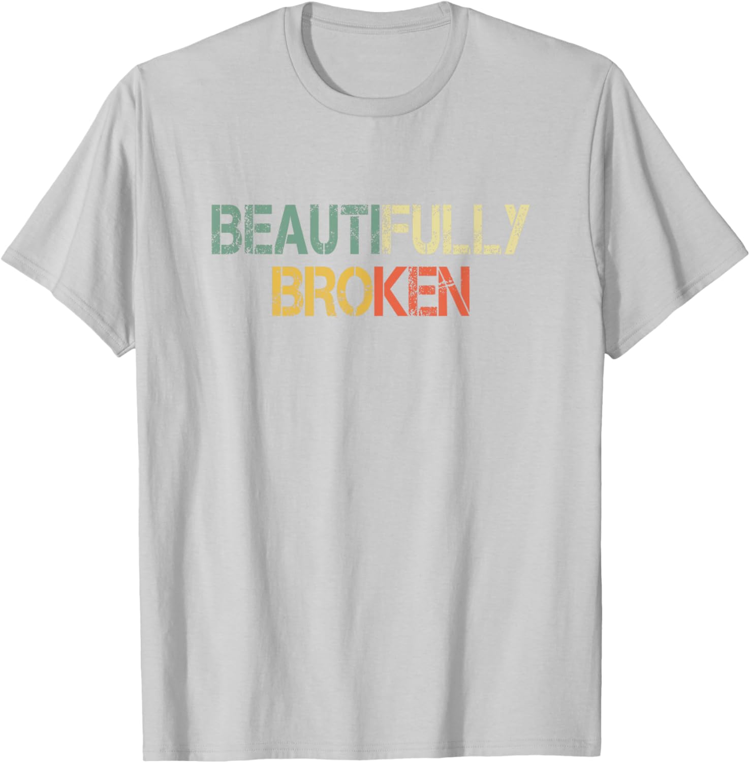 Retro Christian Beautifully Broken T-Shirt for Faith and Style Lovers - 16