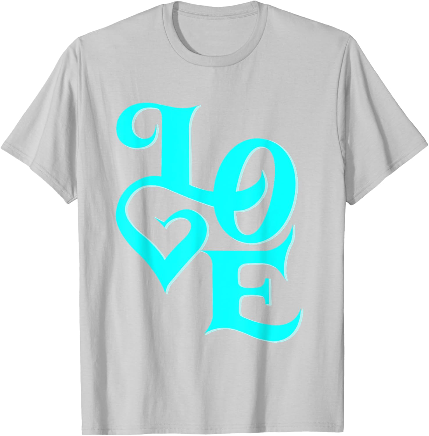 Stylish Turquoise Graphic T-Shirt Perfect for Fashionable Outfits - 1