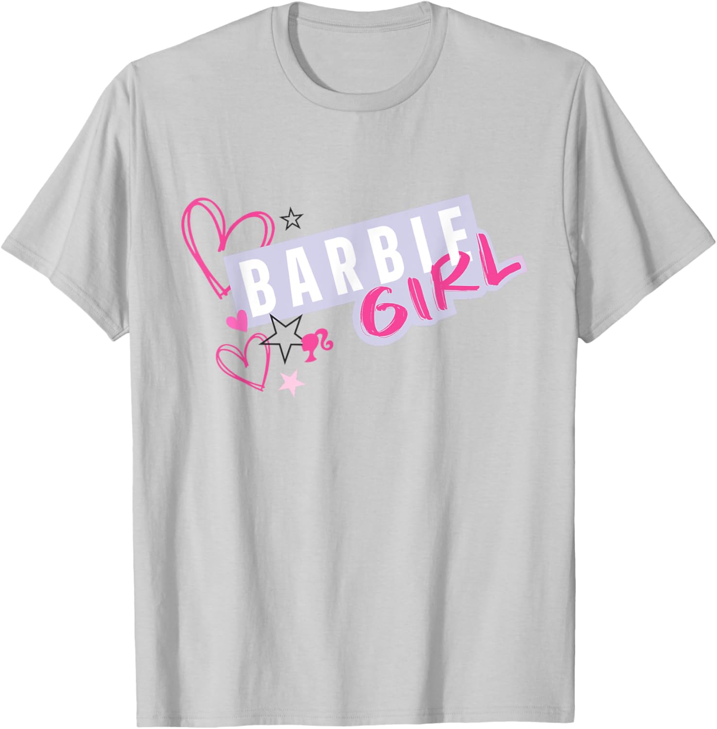 Barbie Girl and Hearts T-Shirt for Fun Fashionable Outfits - 1