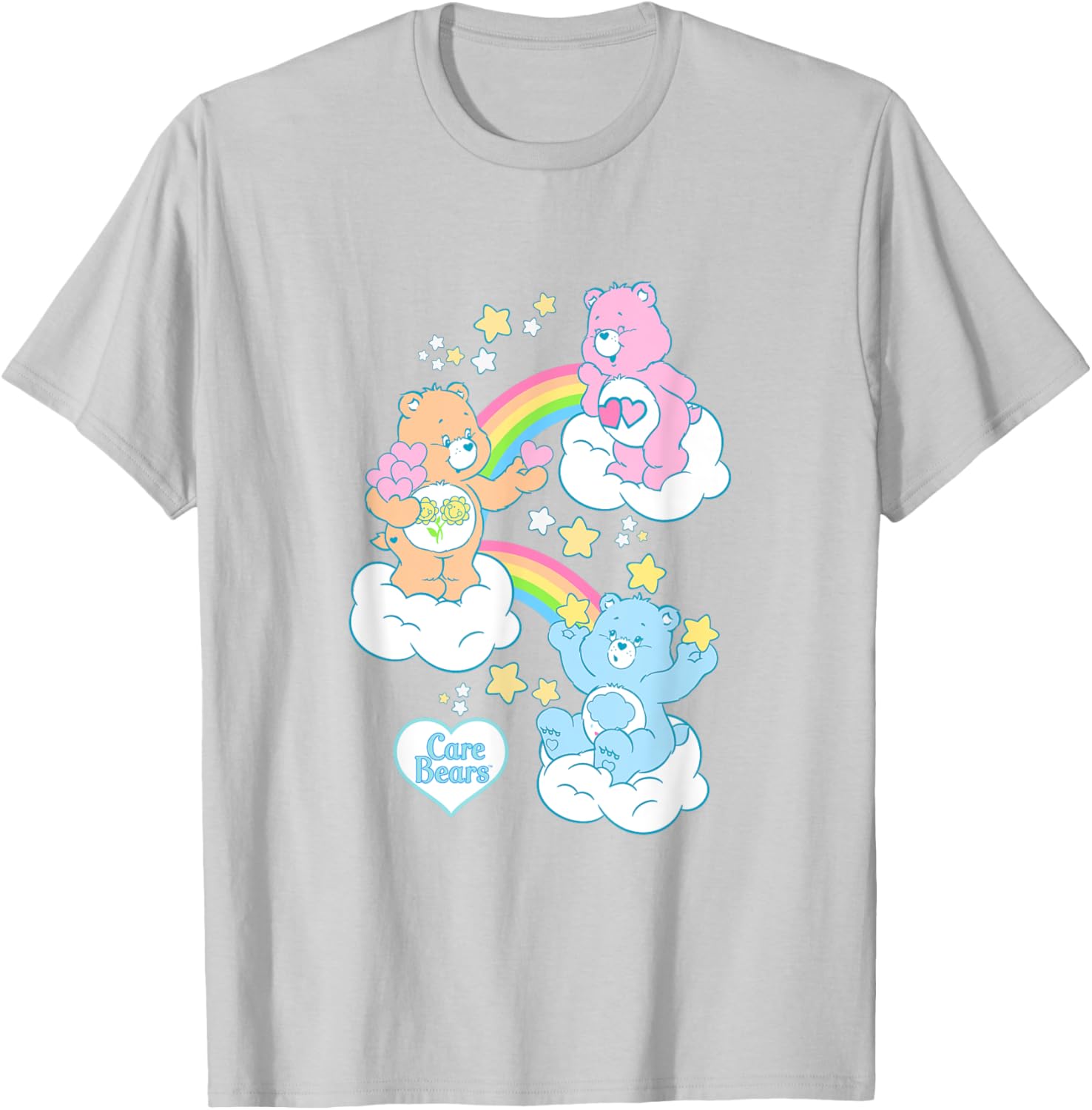 Care Bears Rainbow Kingdom Original Bear T-Shirt for Fun Stylish Wear - 4