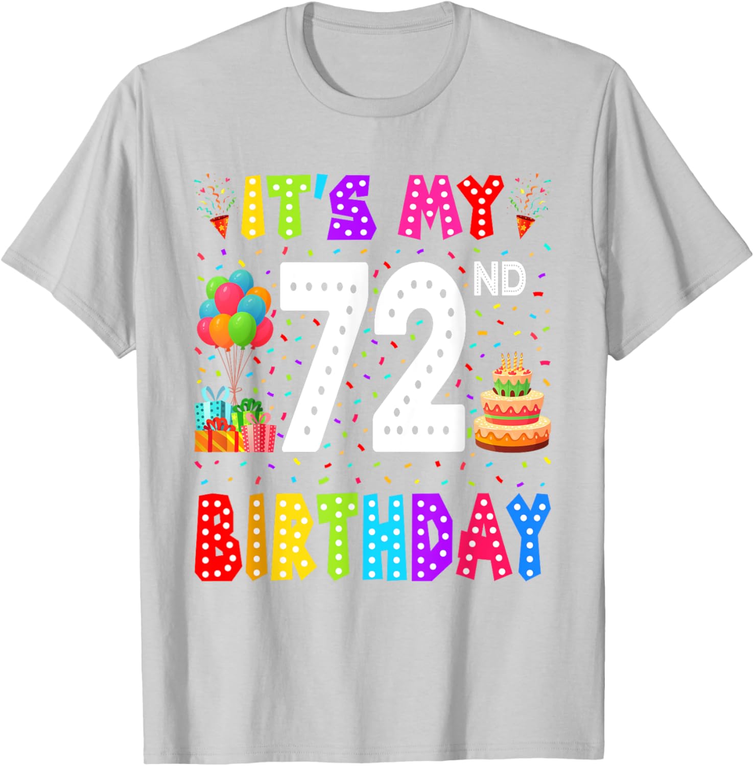 Funny 72nd Birthday T-Shirt for Men and Women - Perfect Gift Idea - 11