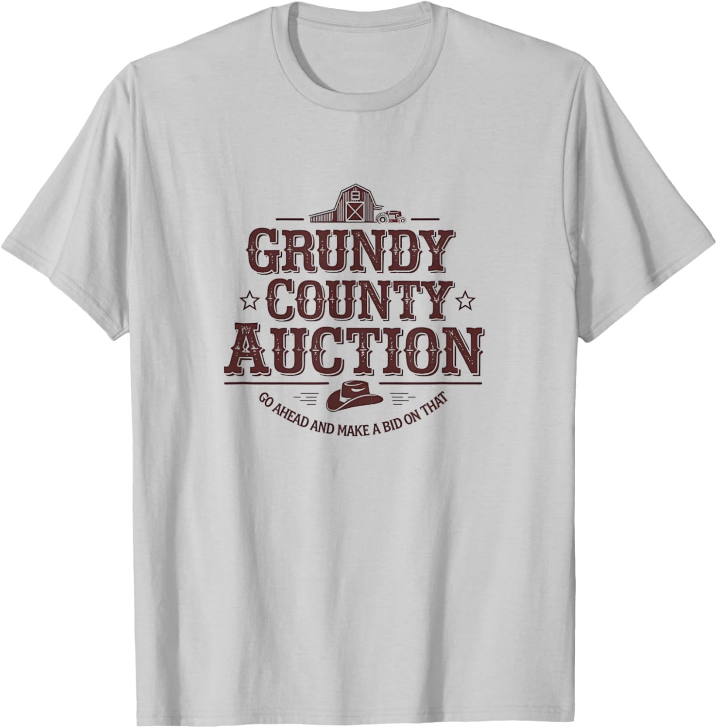 Grundy County Auction T-Shirt for Casual Style and Comfort - 4