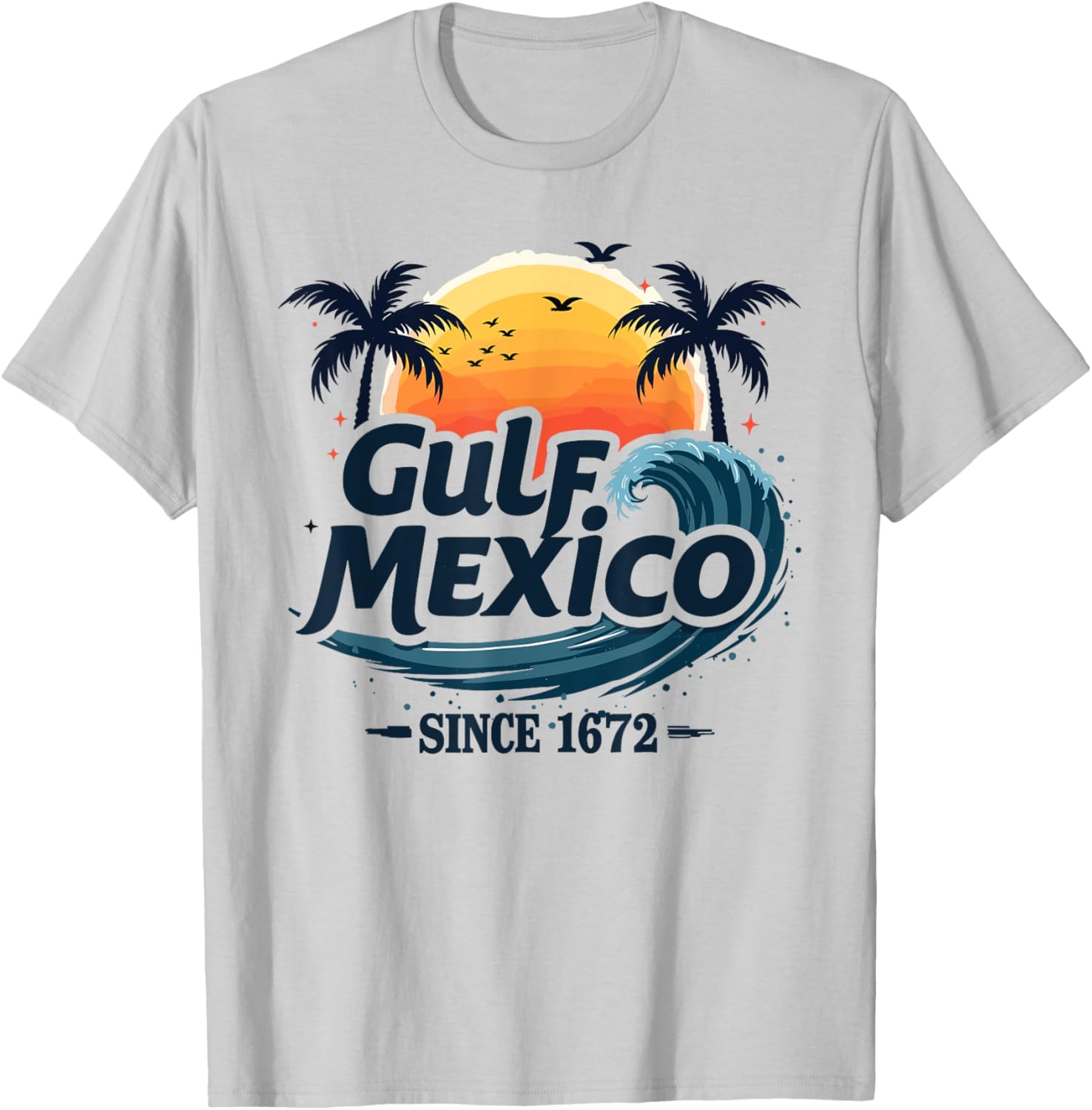 Gulf of Mexico Forever Chill T-Shirt for Comfortable Beach Vibes - 9