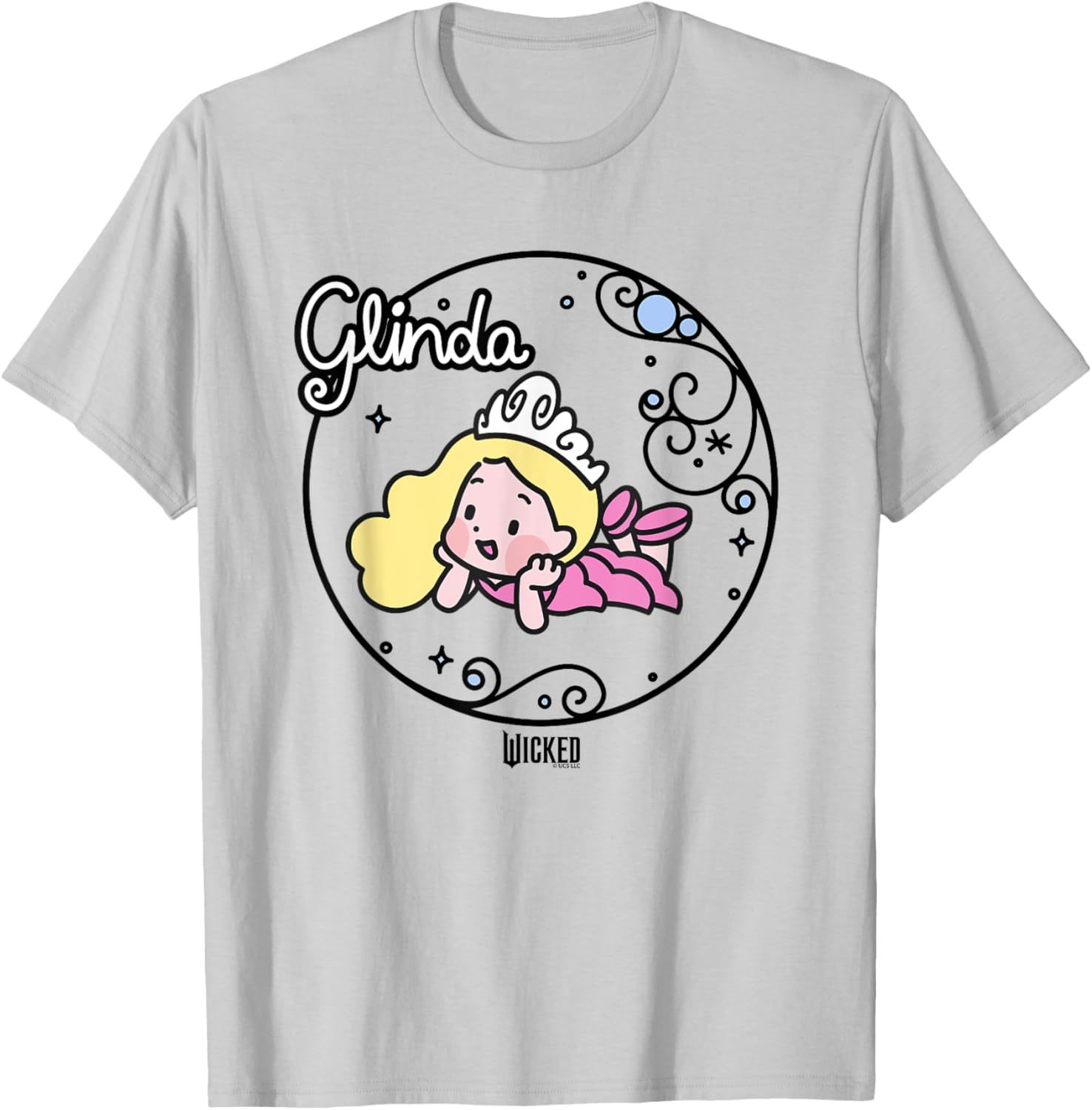 Wicked Glinda Daydreaming Cartoon T-Shirt for Fun Fashion Lovers - 11