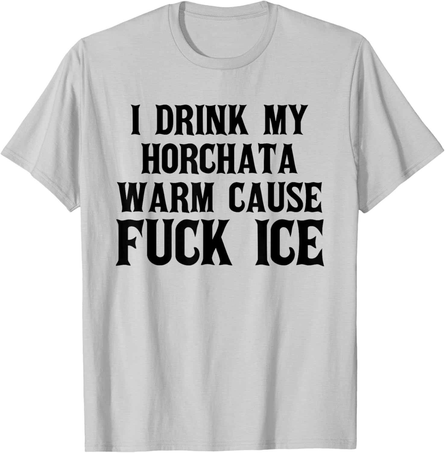 Warm Horchata Protest T-Shirt - Unique Ice Deportation Statement Apparel - 1