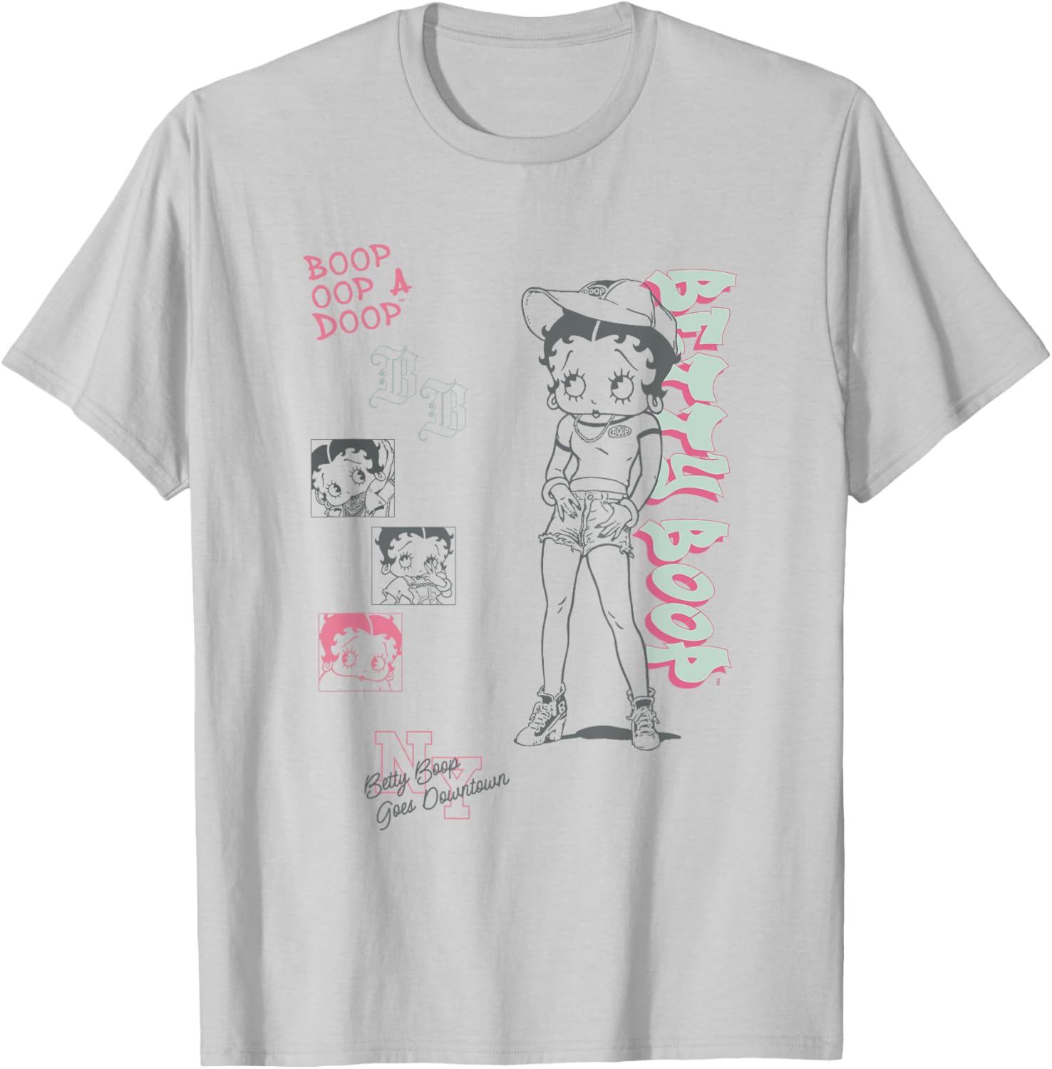 Betty Boop Goes Downtown Vintage Style T-Shirt for Fun Fashion Lovers - 4