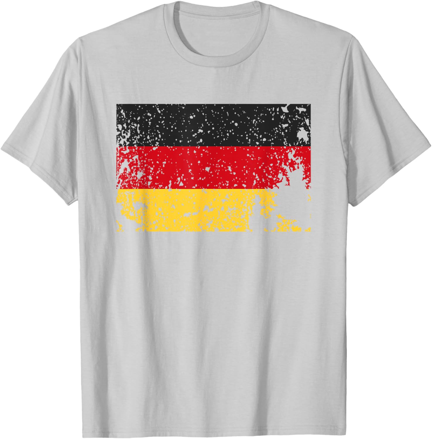 Retro Worn Germany Flag T-Shirt Grunge Distressed German Colors Style - 9