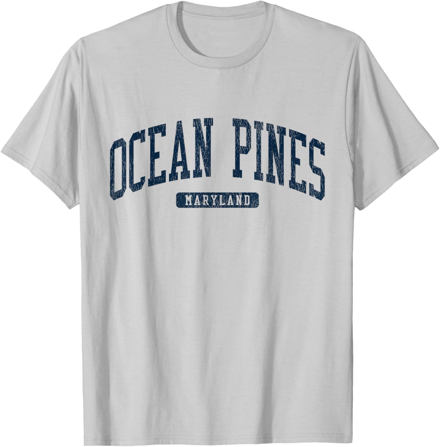 Ocean Pines Maryland College Style Blue T-Shirt for Casual Wear - 15