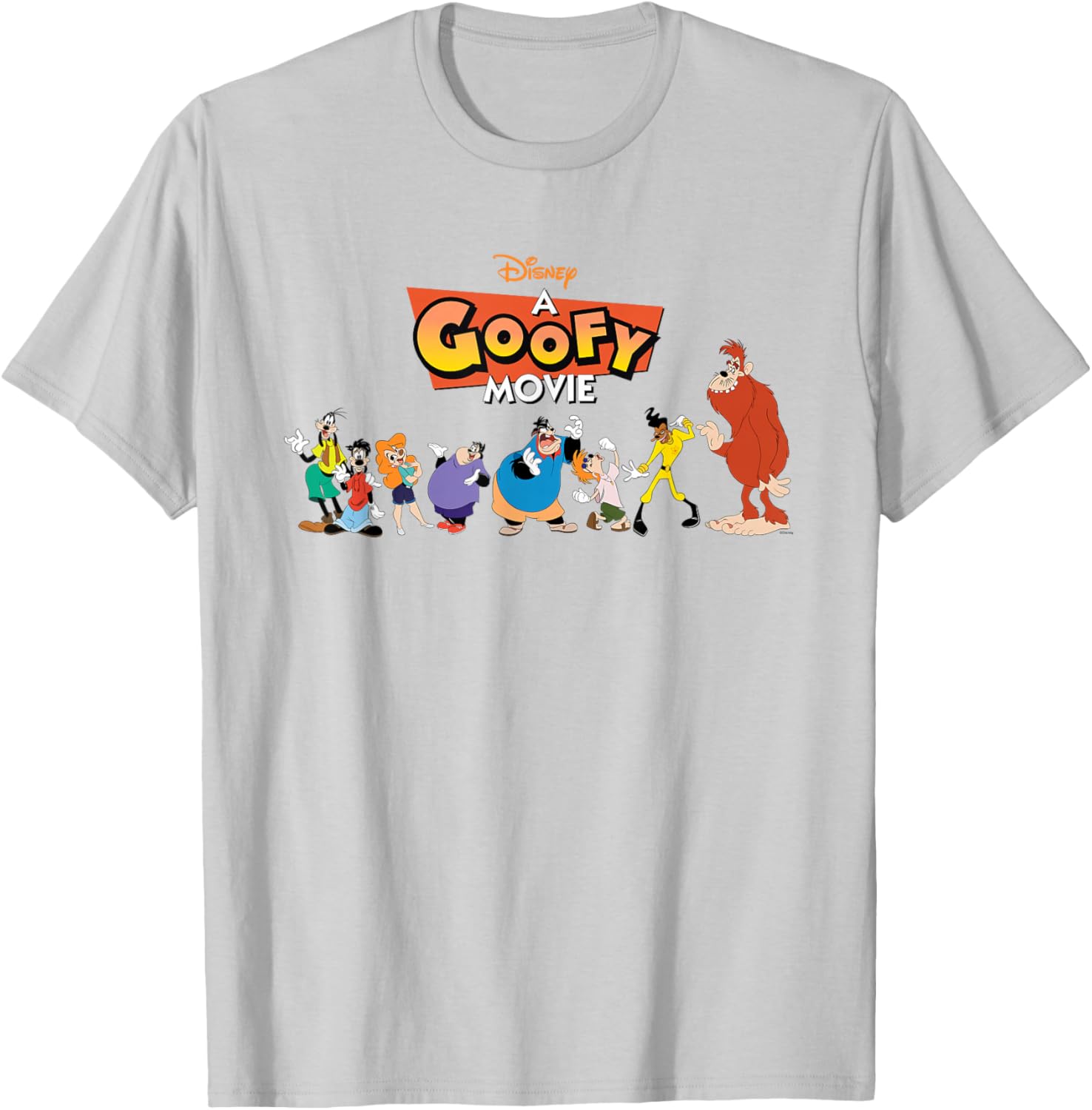 Disney A Goofy Movie 30th Anniversary Character Logo T-Shirt for Fans - 21