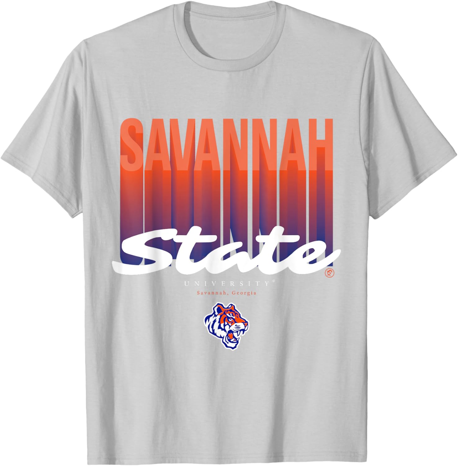 Savannah State University Fade T-Shirt - Stylish SSU Apparel for Fans - 2