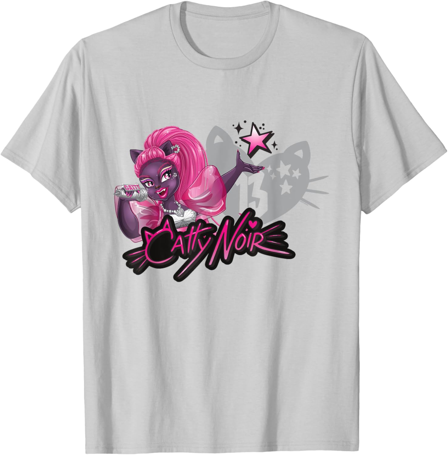 Monster High Catty Noir T-Shirt for Fans of Stylish Fun and Fashion - 2