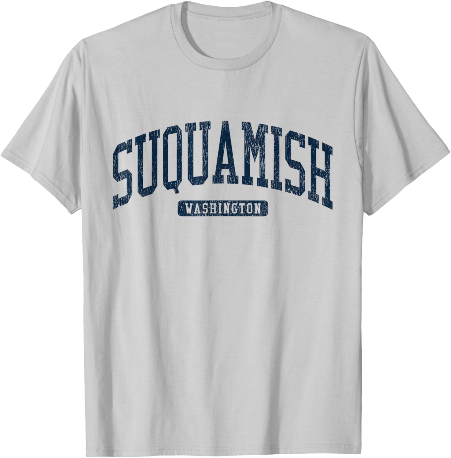 Suquamish Washington College University Blue T-Shirt for Casual Wear - 5