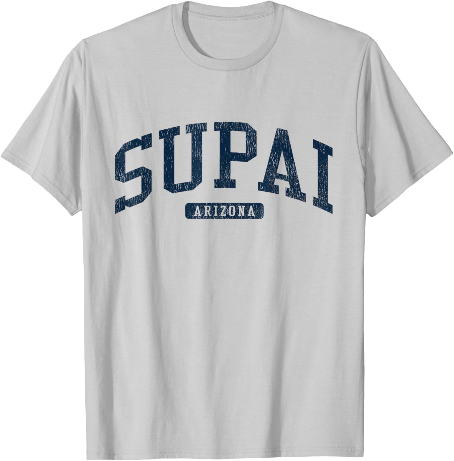 Supai Arizona College University Style Blue T-Shirt for a Casual Look - 7