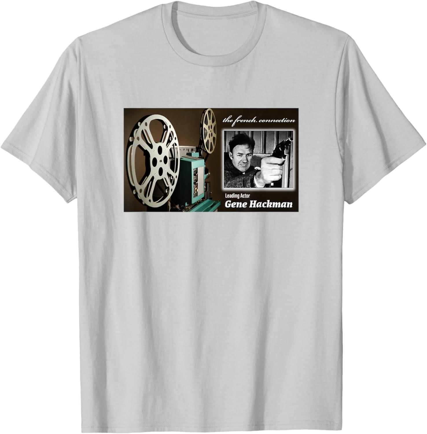 Gene Hackman T-Shirt for Fans Stylish Comfortable Clothing Shoewear - 2