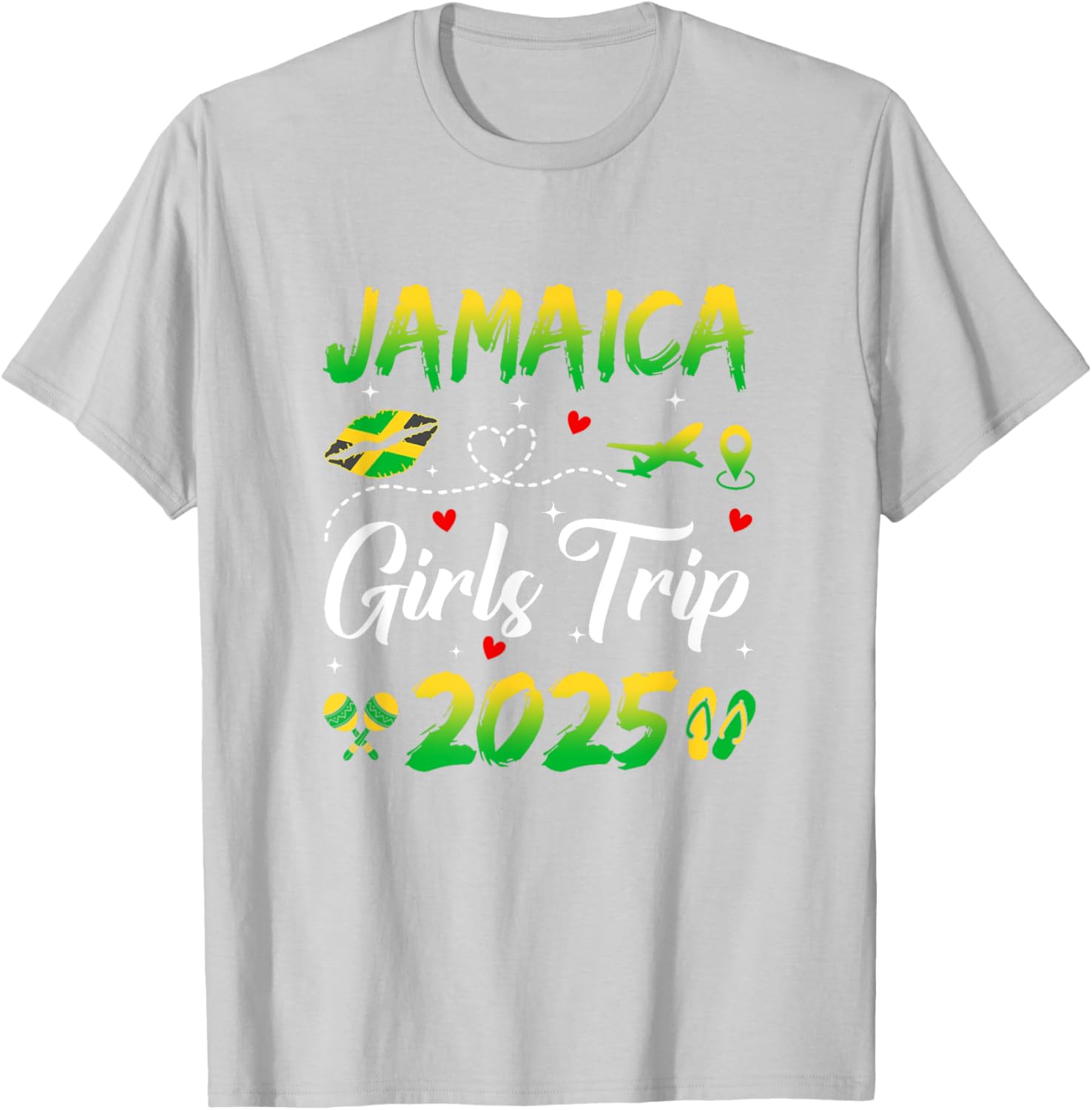 Jamaica Girls Trip 2025 Summer Matching T-Shirts for Fun Getaways - 12