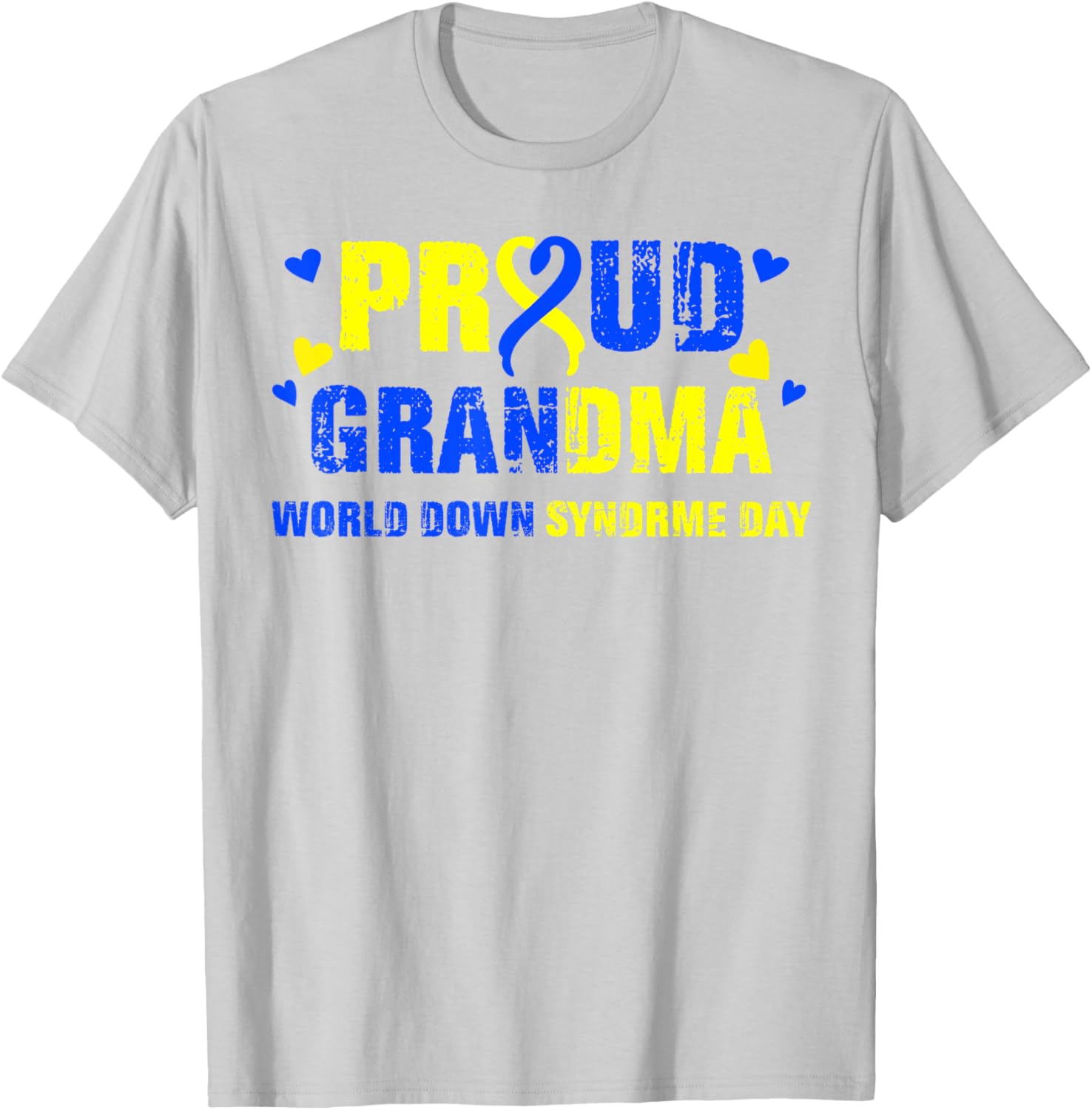 Down Syndrome Grandma Awareness T-Shirt for Proud Family Members - 19
