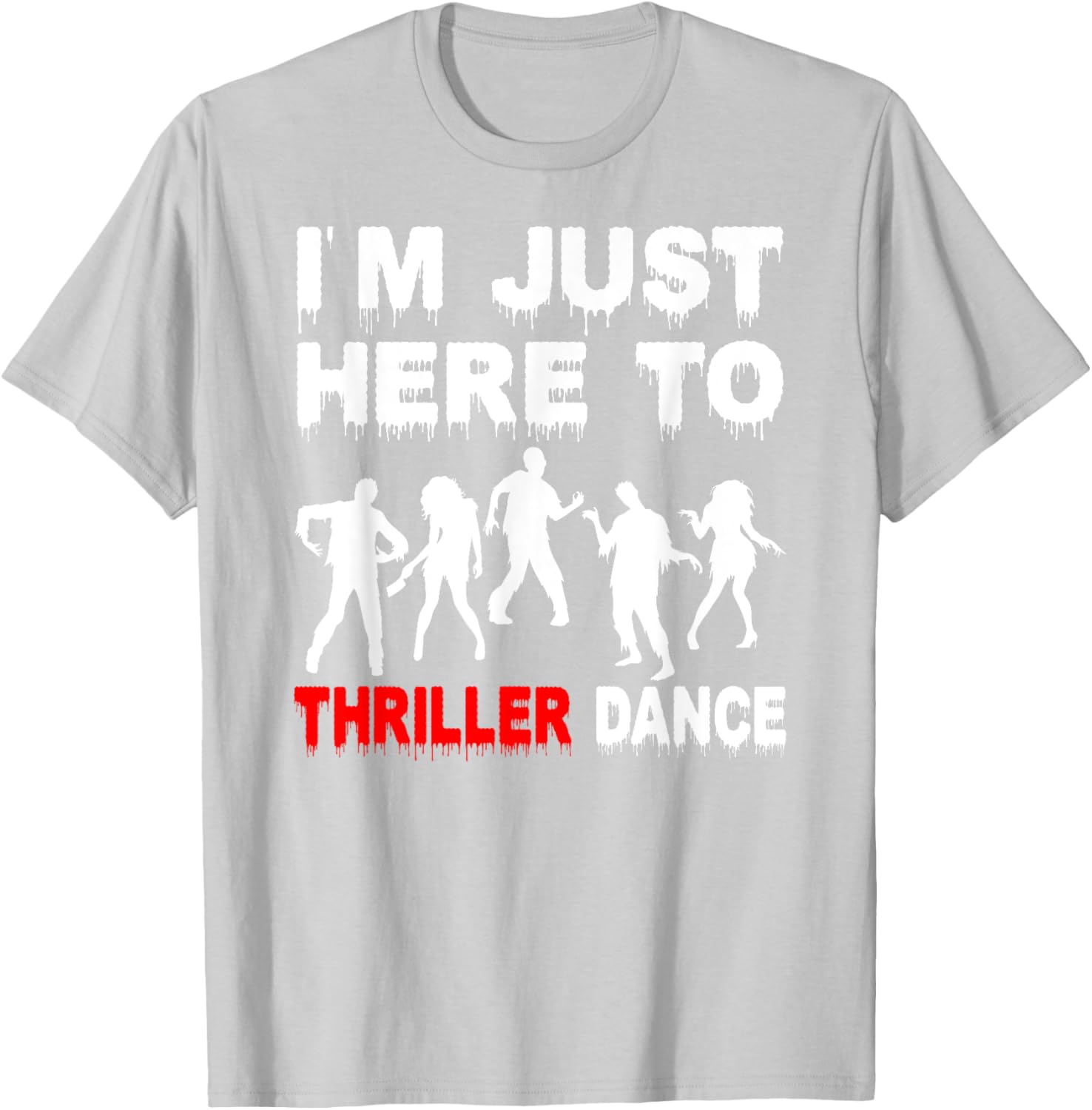 Funny Zombie Thriller Dance T-Shirt for Halloween Fun and Festivities - 23