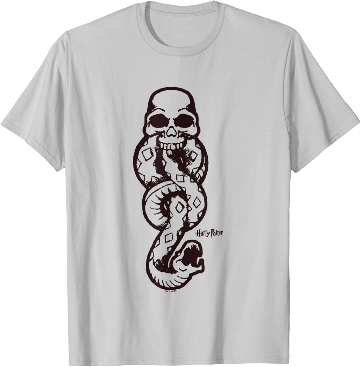 Harry Potter Dark Mark Tonal Logo T-Shirt for Fans of the Wizarding World - 15